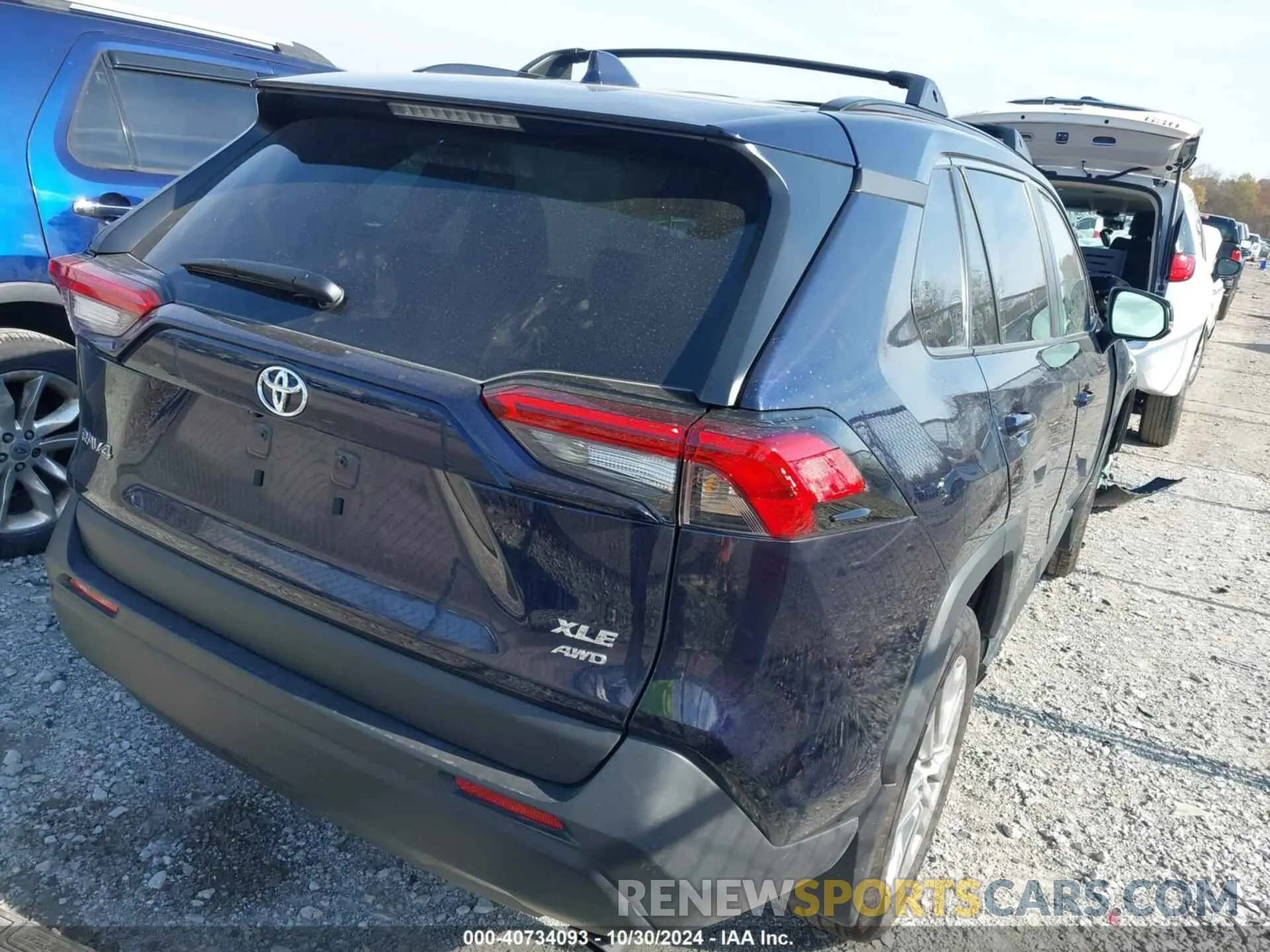 4 fotografías del automóvil dañado 2T3A1RFV2RW437547 TOYOTA RAV4 2024