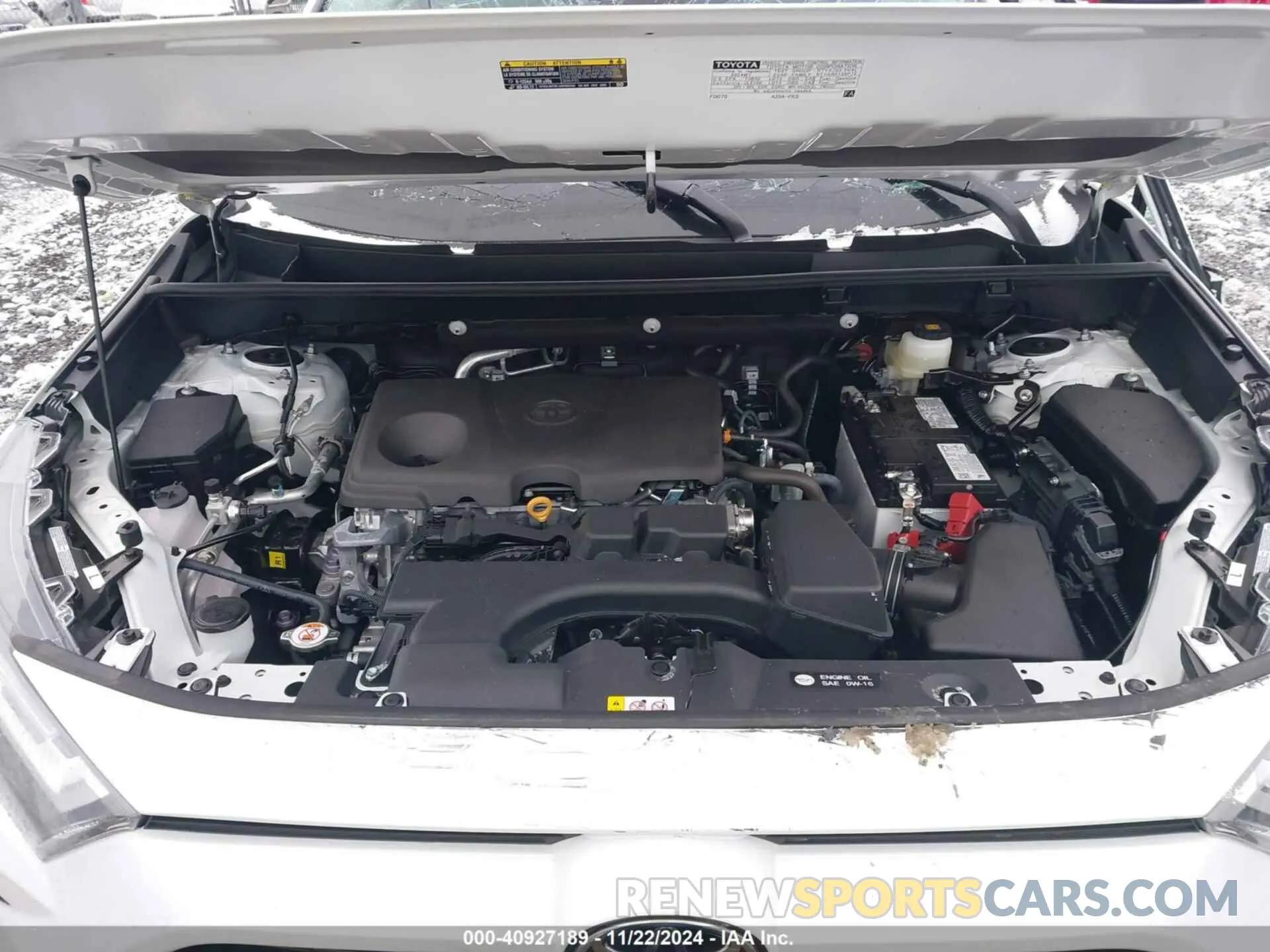 10 fotografías del automóvil dañado 2T3A1RFV2RW484691 TOYOTA RAV4 2024