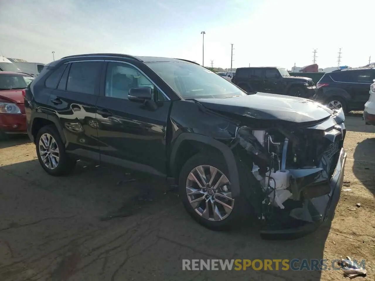 4 fotografías del automóvil dañado 2T3A1RFV5RC451640 TOYOTA RAV4 2024