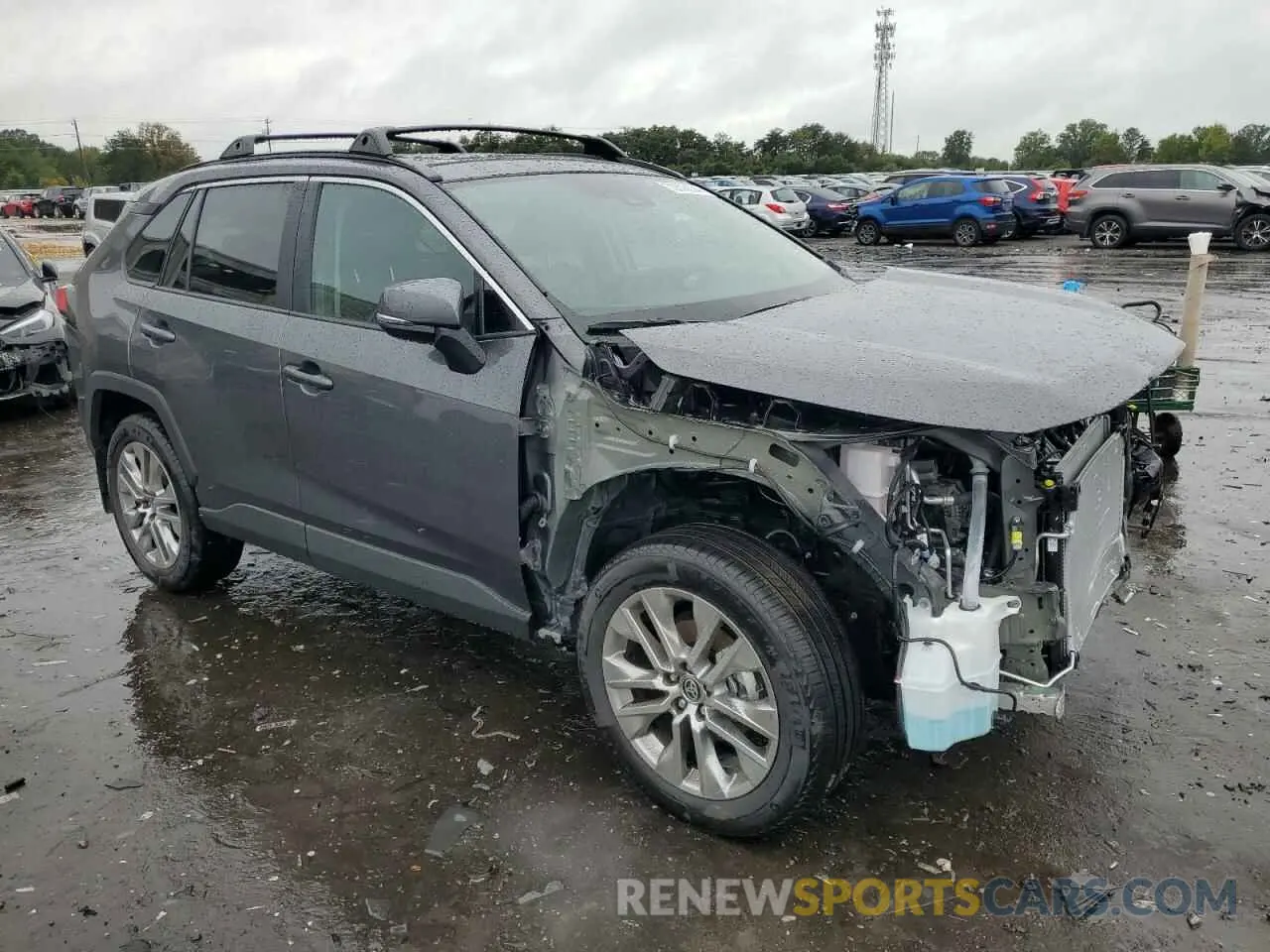 4 fotografías del automóvil dañado 2T3A1RFV7RC465393 TOYOTA RAV4 2024
