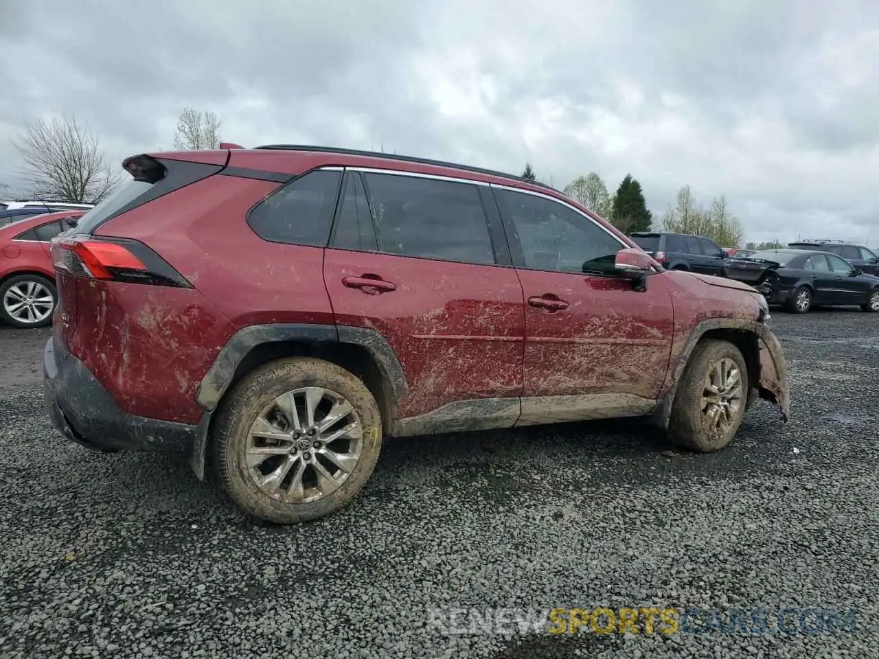 3 fotografías del automóvil dañado 2T3A1RFV7RW453498 TOYOTA RAV4 2024