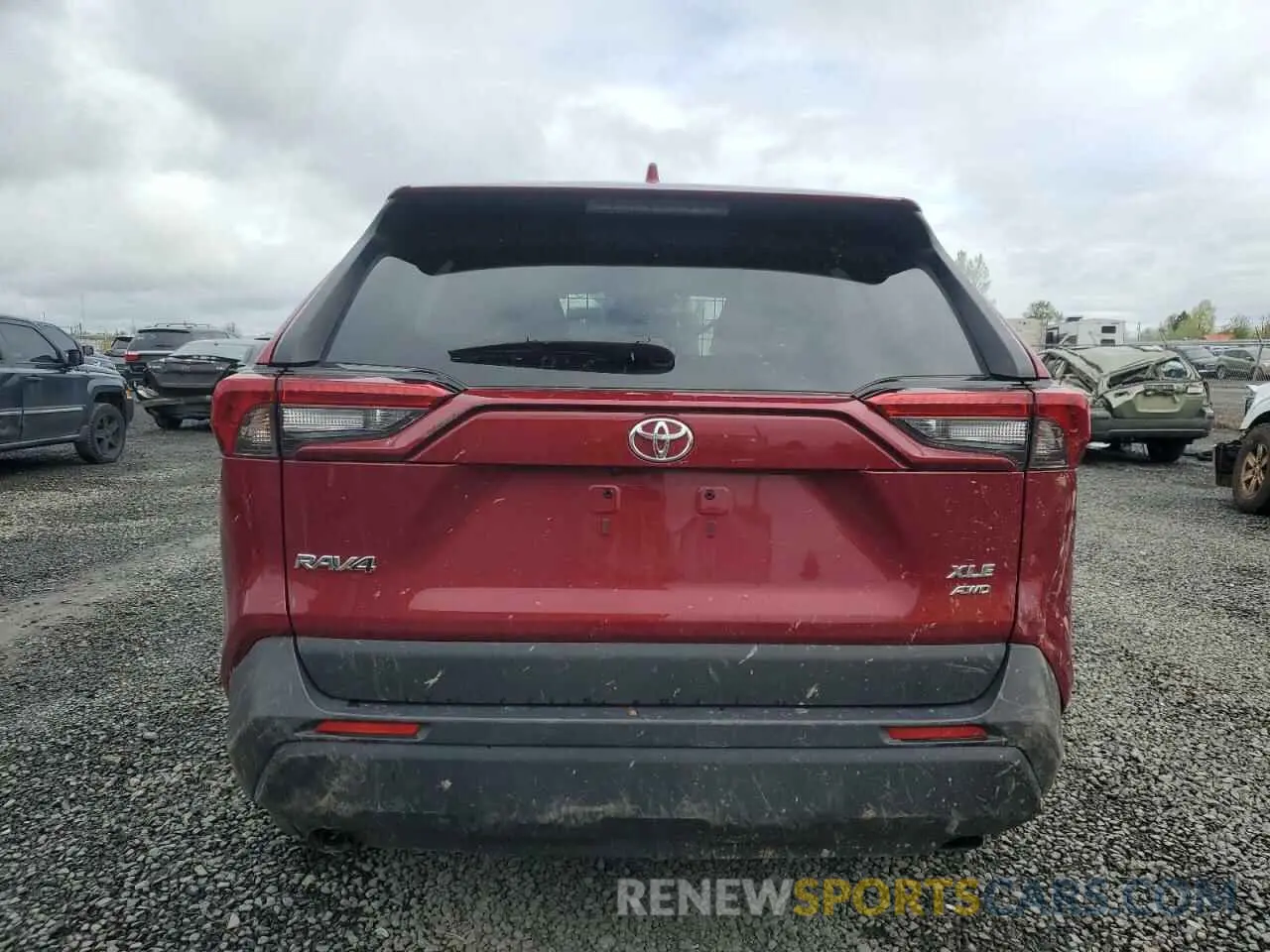 6 fotografías del automóvil dañado 2T3A1RFV7RW453498 TOYOTA RAV4 2024