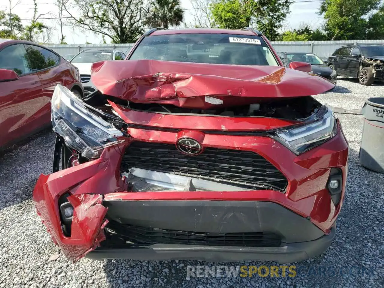 5 fotografías del automóvil dañado 2T3C1RFV4RW303194 TOYOTA RAV4 2024