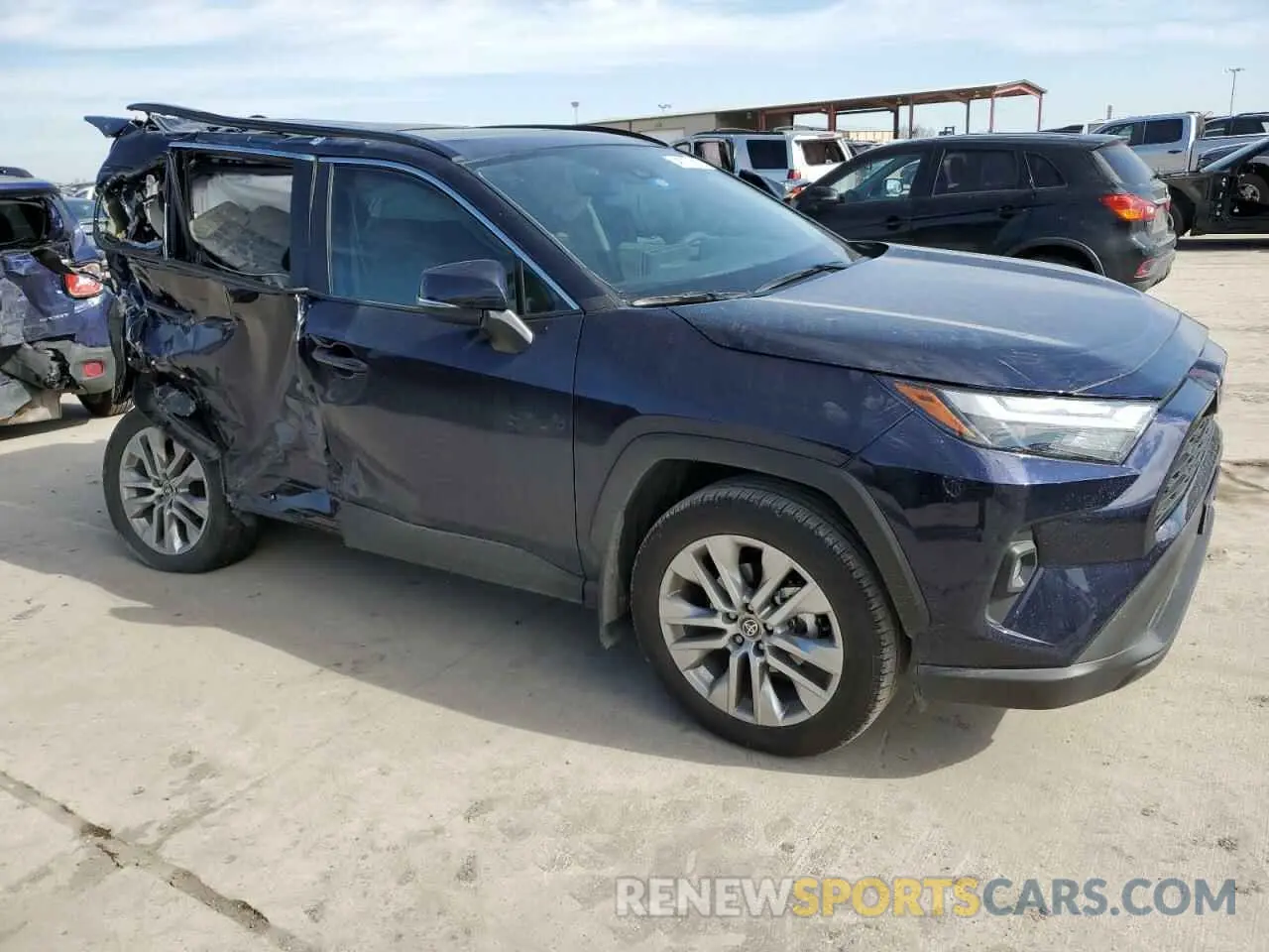 4 fotografías del automóvil dañado 2T3C1RFV4RW313580 TOYOTA RAV4 2024