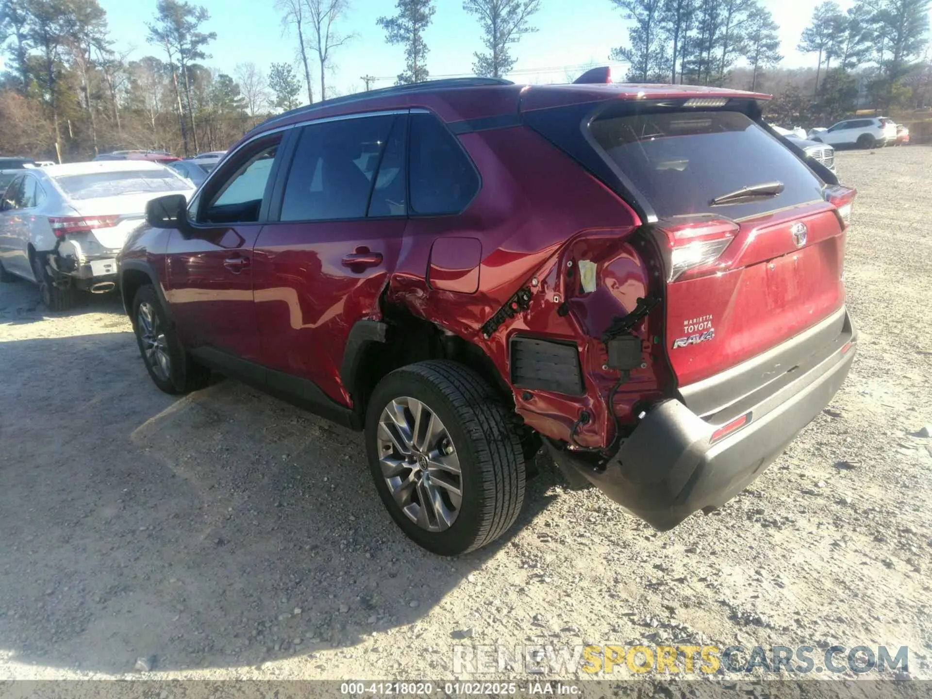 3 fotografías del automóvil dañado 2T3C1RFV8RW314490 TOYOTA RAV4 2024