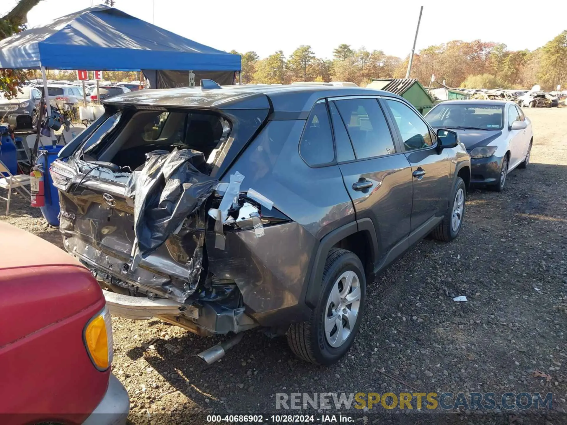 4 fotografías del automóvil dañado 2T3F1RFV4RC408932 TOYOTA RAV4 2024