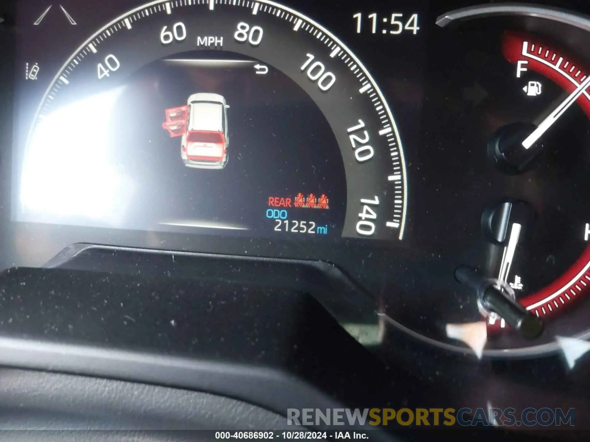 7 fotografías del automóvil dañado 2T3F1RFV4RC408932 TOYOTA RAV4 2024