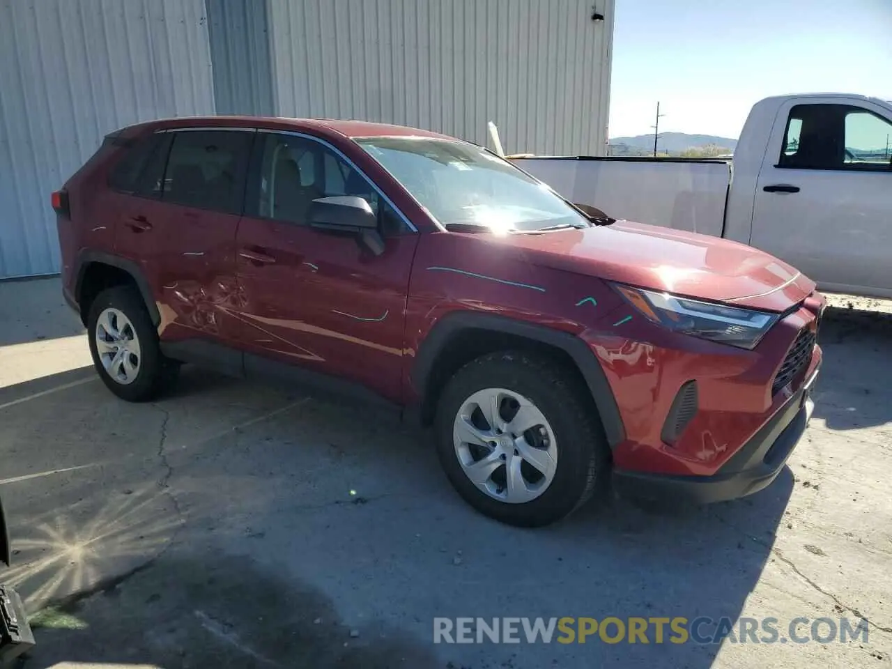 4 fotografías del automóvil dañado 2T3F1RFV5RW466109 TOYOTA RAV4 2024