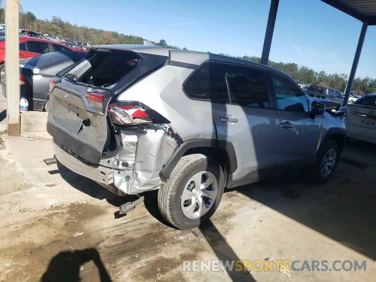 3 fotografías del automóvil dañado 2T3F1RFV7RW468931 TOYOTA RAV4 2024
