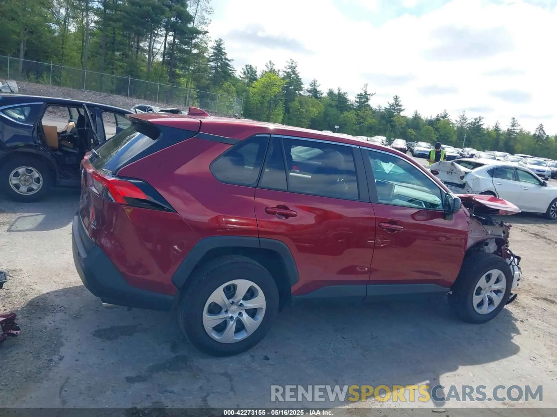 14 fotografías del automóvil dañado 2T3F1RFVXRW478031 TOYOTA RAV4 2024