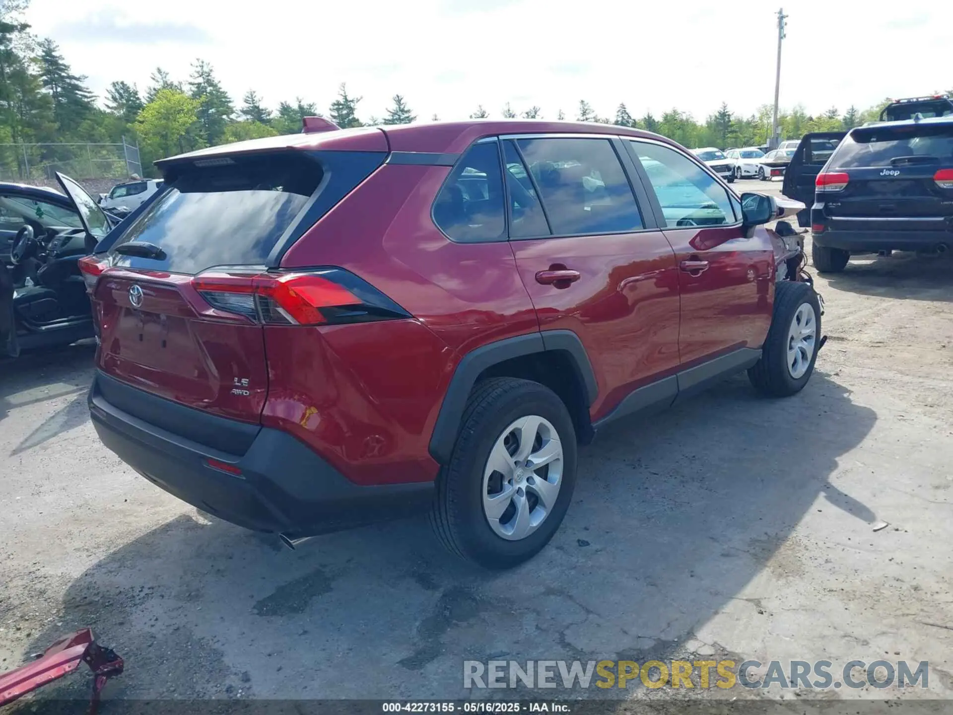 4 fotografías del automóvil dañado 2T3F1RFVXRW478031 TOYOTA RAV4 2024