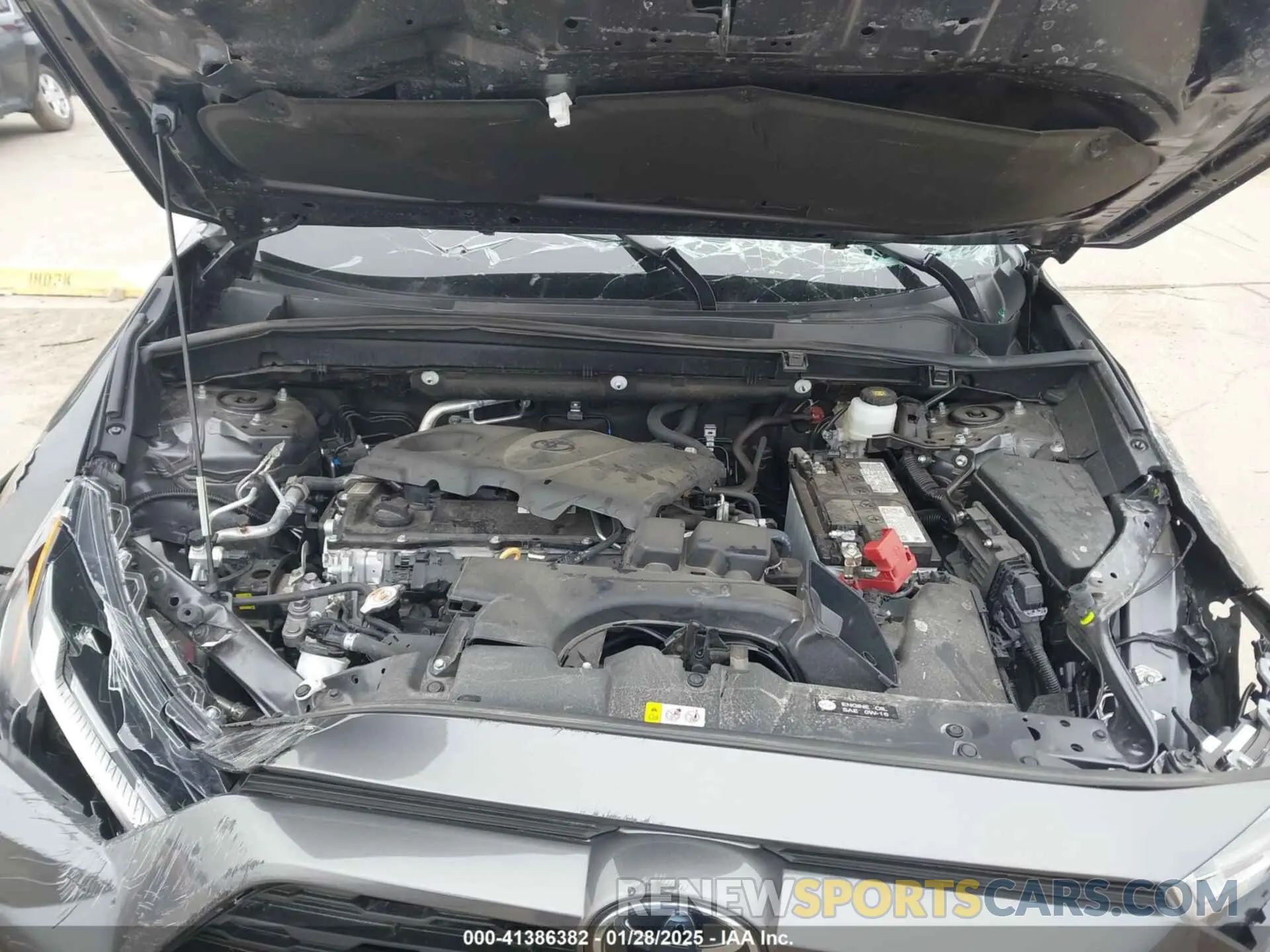 10 fotografías del automóvil dañado 2T3H1RFV1RW323263 TOYOTA RAV4 2024