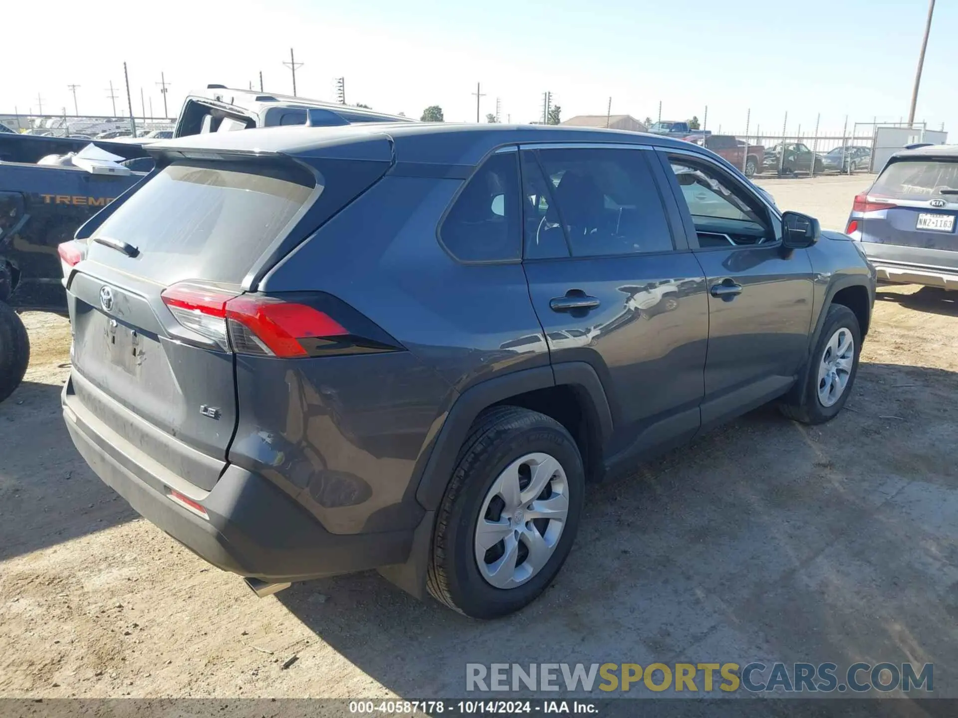 4 fotografías del automóvil dañado 2T3H1RFV1RW336983 TOYOTA RAV4 2024