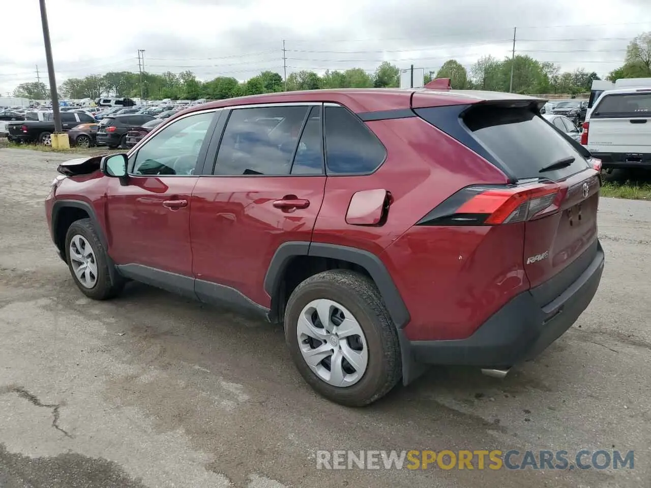 2 fotografías del automóvil dañado 2T3H1RFV1RW350429 TOYOTA RAV4 2024