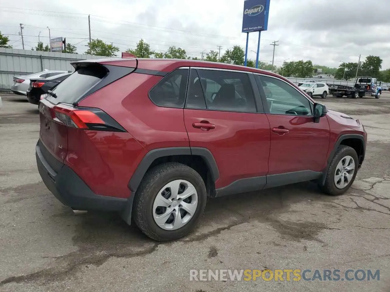 3 fotografías del automóvil dañado 2T3H1RFV1RW350429 TOYOTA RAV4 2024
