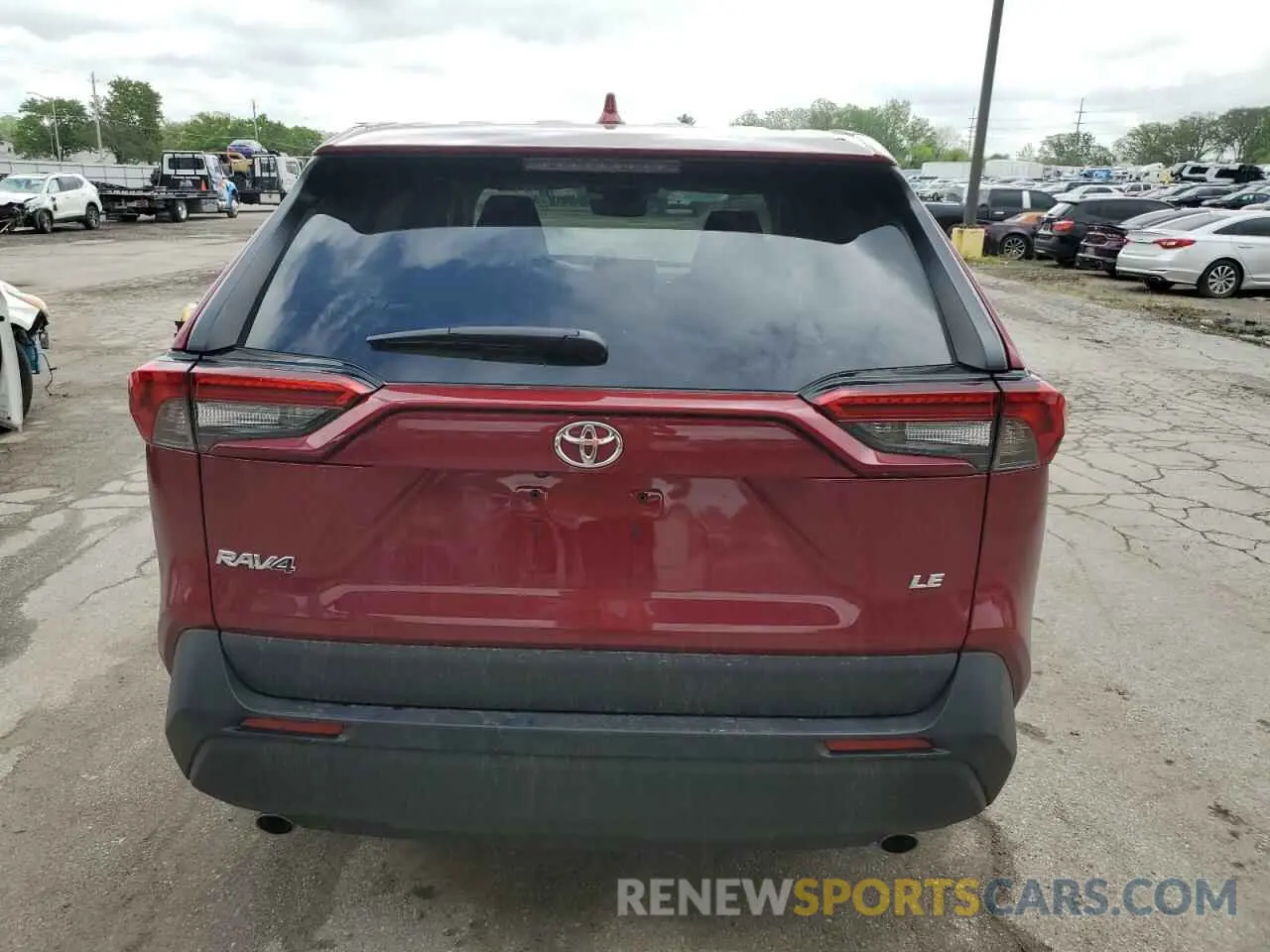 6 fotografías del automóvil dañado 2T3H1RFV1RW350429 TOYOTA RAV4 2024