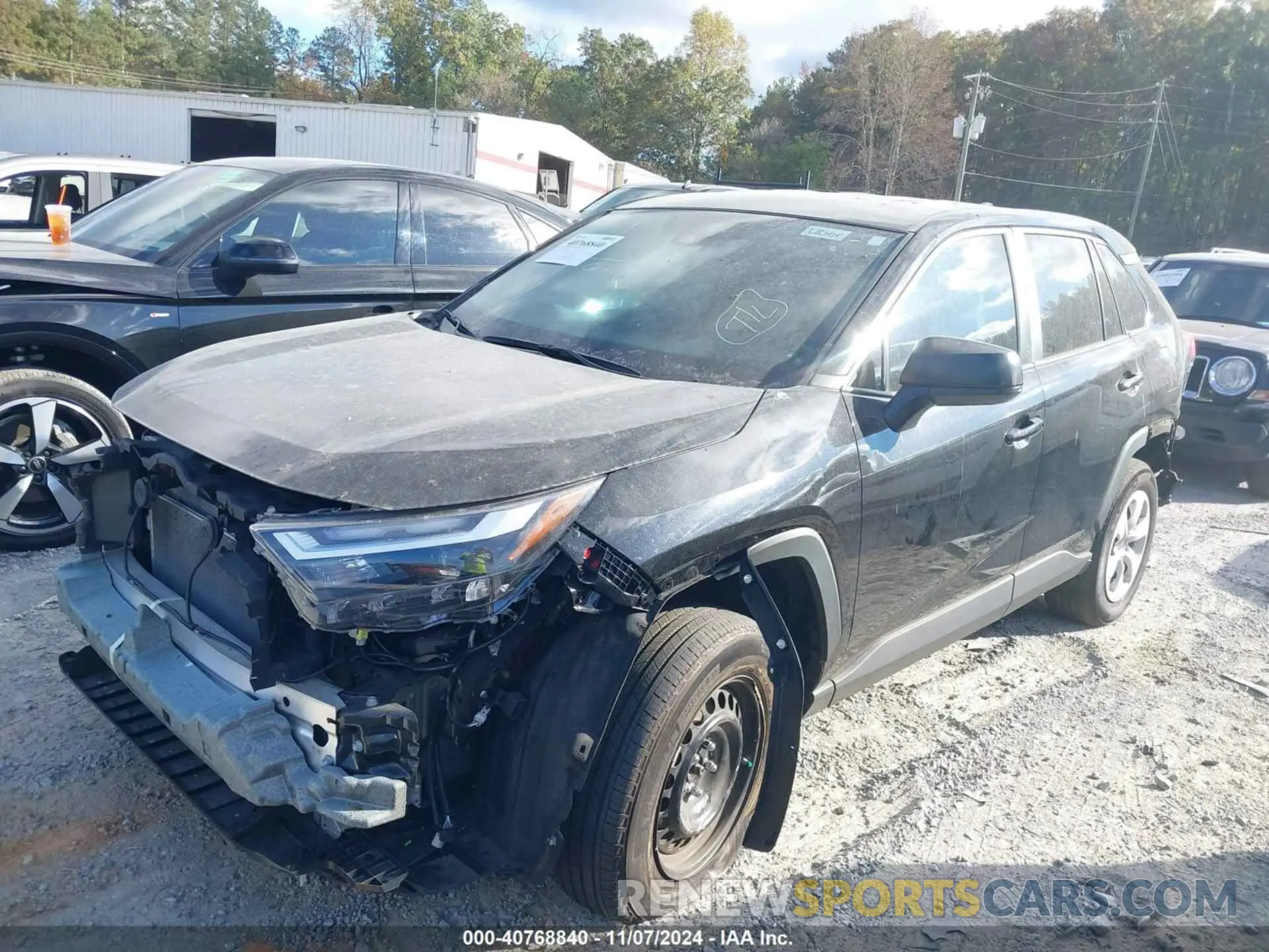 2 fotografías del automóvil dañado 2T3H1RFV2RW323160 TOYOTA RAV4 2024