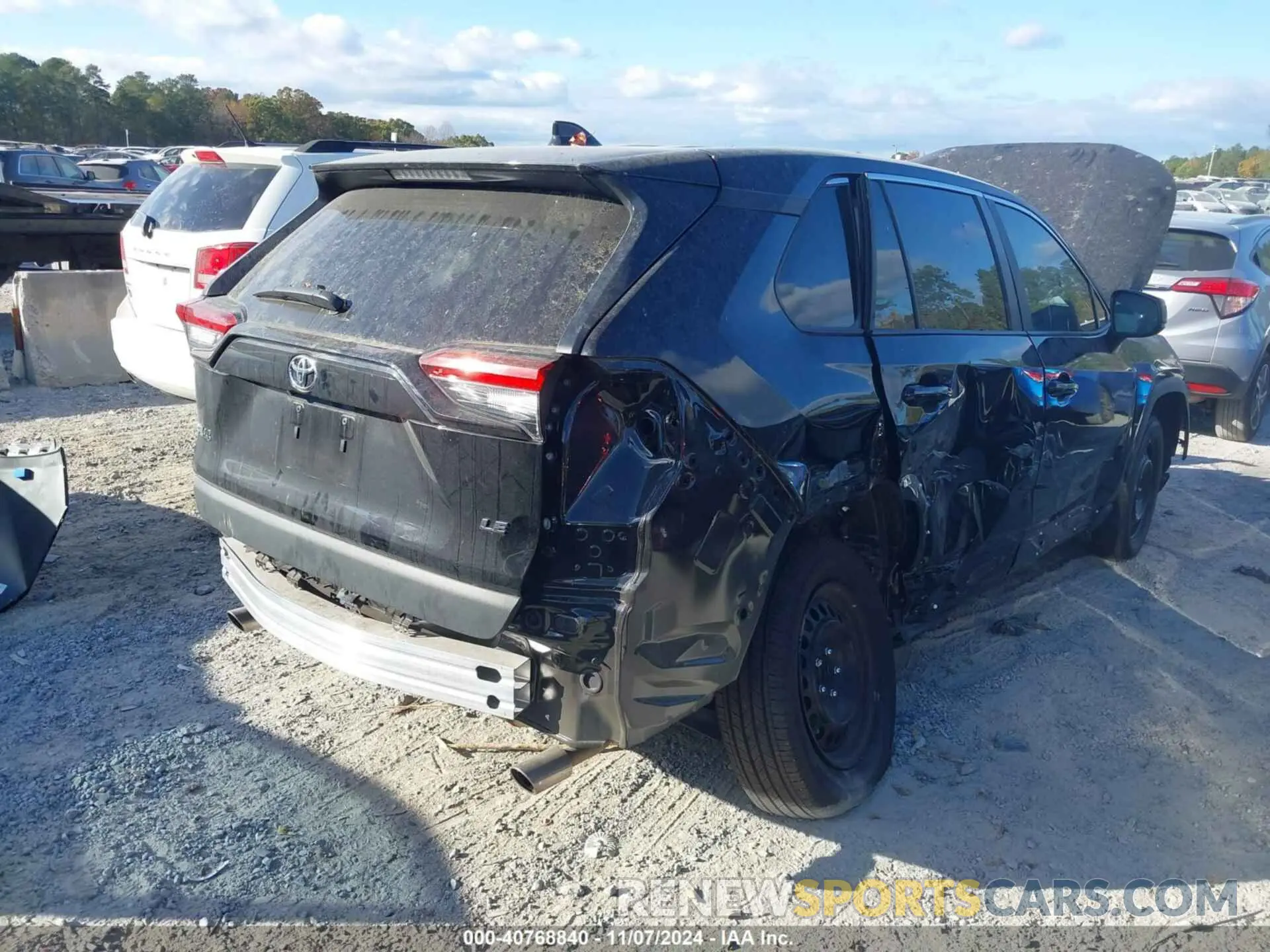 6 fotografías del automóvil dañado 2T3H1RFV2RW323160 TOYOTA RAV4 2024