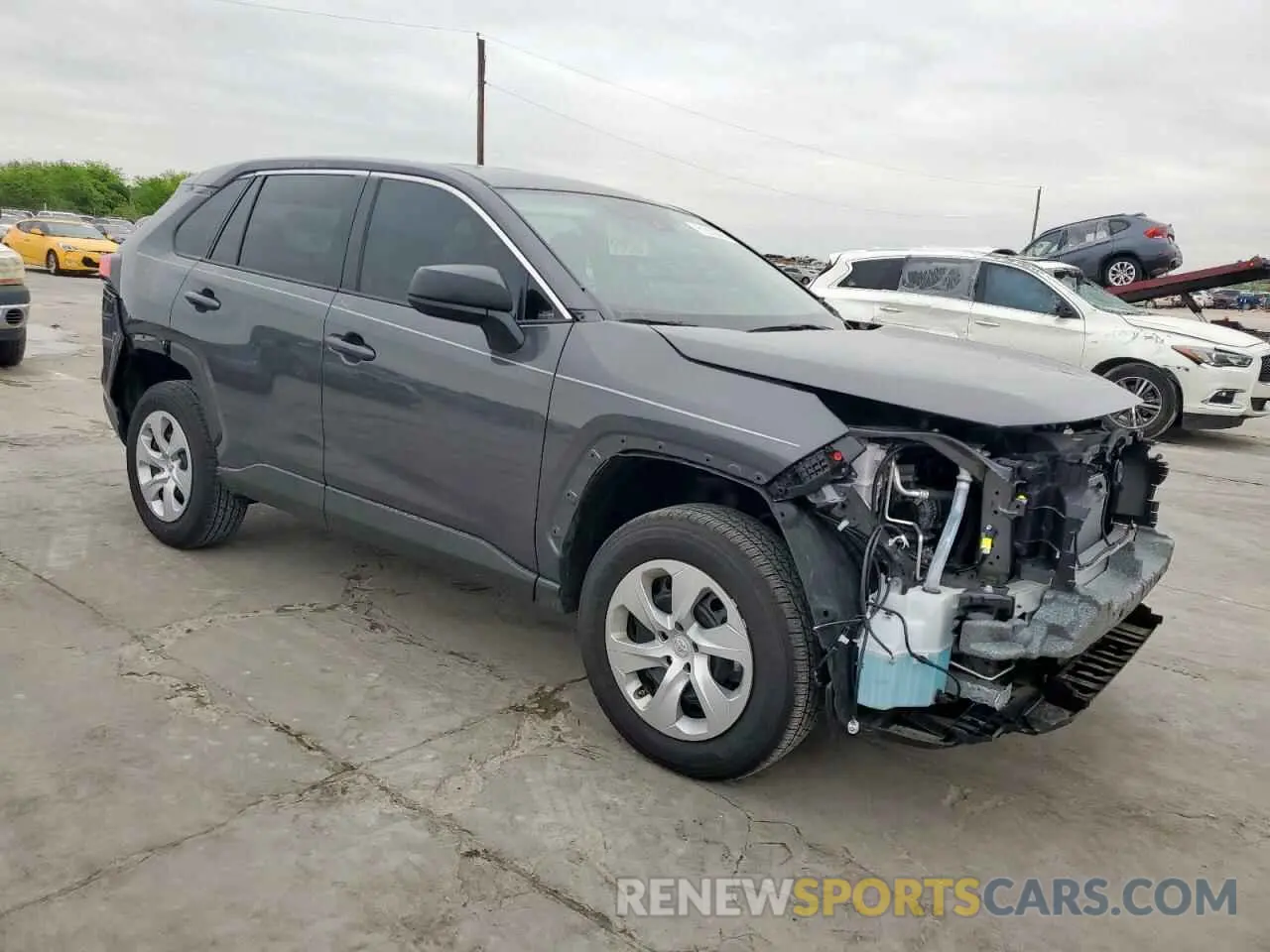 4 fotografías del automóvil dañado 2T3H1RFV4RW347816 TOYOTA RAV4 2024