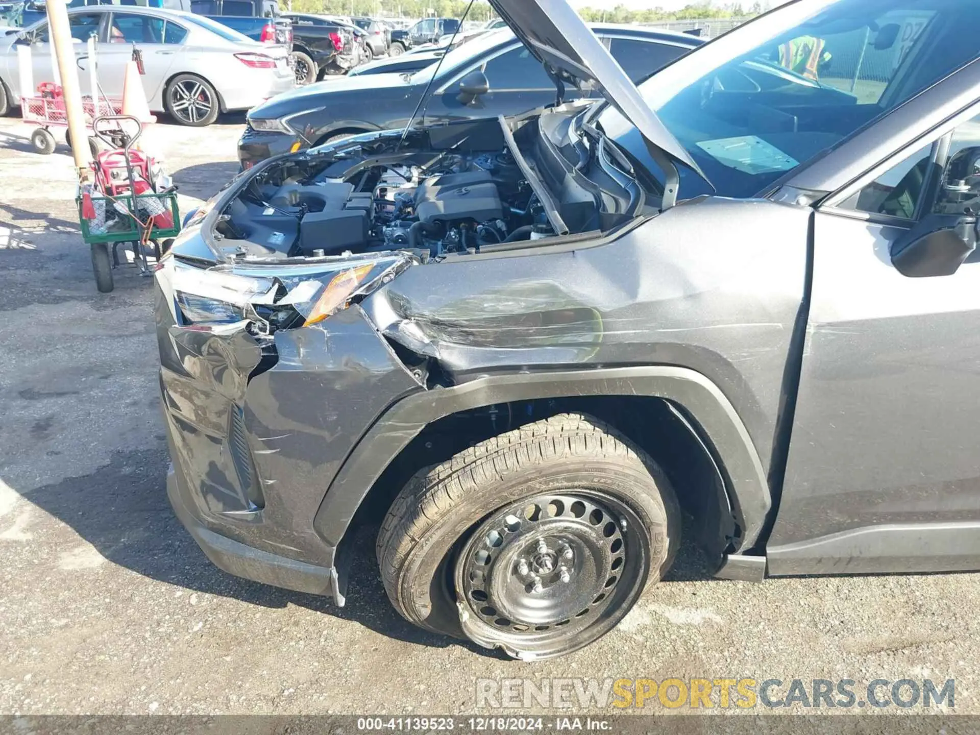 6 fotografías del automóvil dañado 2T3H1RFV4RW361442 TOYOTA RAV4 2024