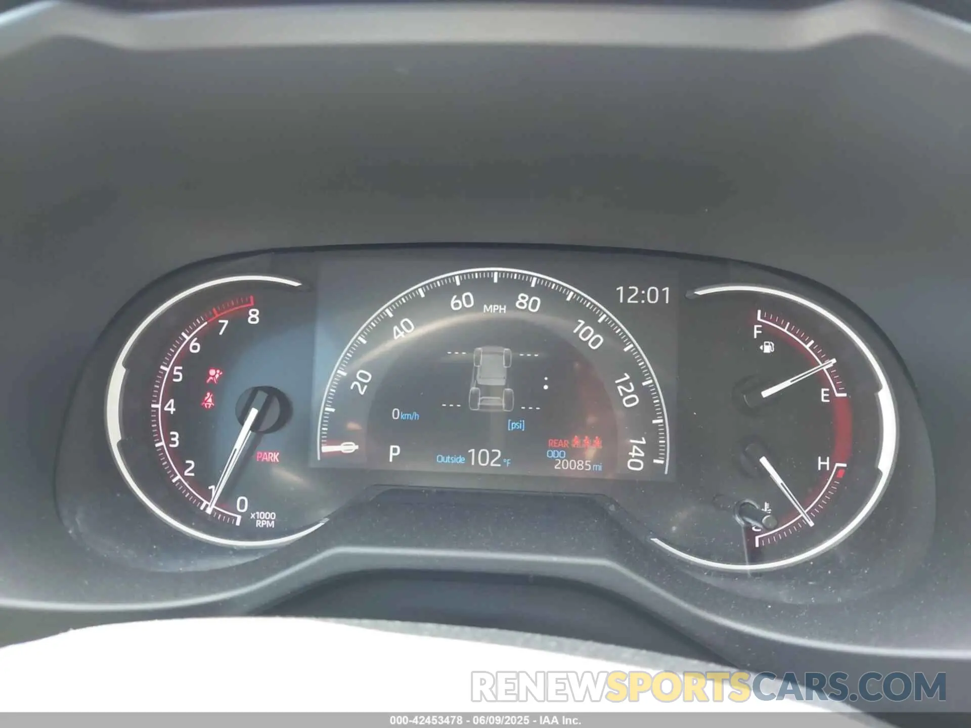 7 fotografías del automóvil dañado 2T3H1RFV5RC253669 TOYOTA RAV4 2024