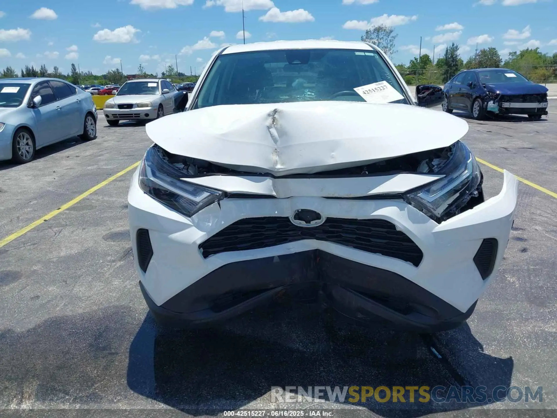 6 fotografías del automóvil dañado 2T3H1RFV5RW313027 TOYOTA RAV4 2024