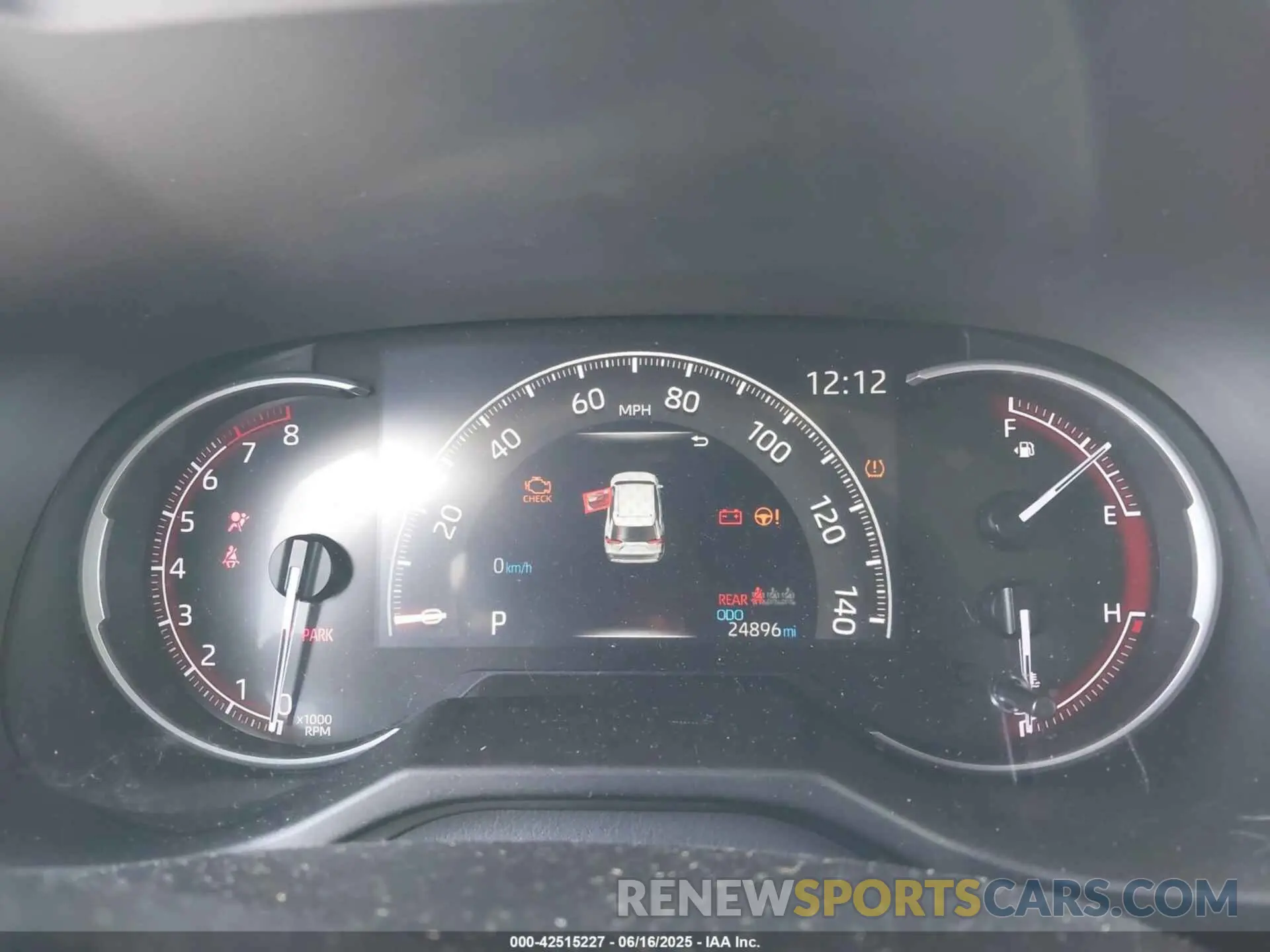 7 fotografías del automóvil dañado 2T3H1RFV5RW313027 TOYOTA RAV4 2024