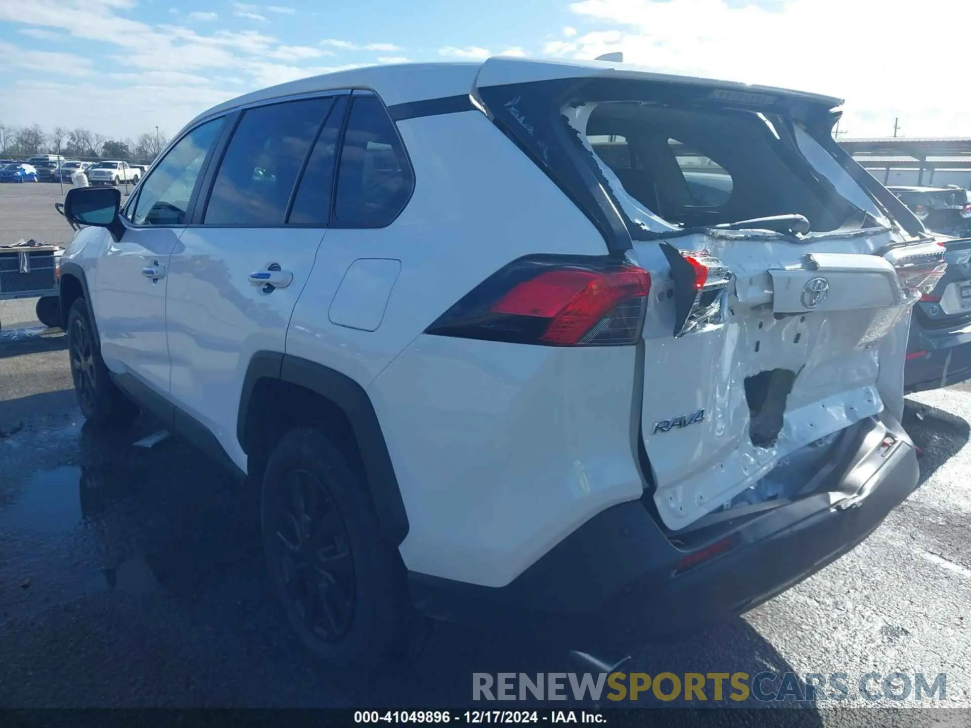 3 fotografías del automóvil dañado 2T3H1RFV6RW344500 TOYOTA RAV4 2024