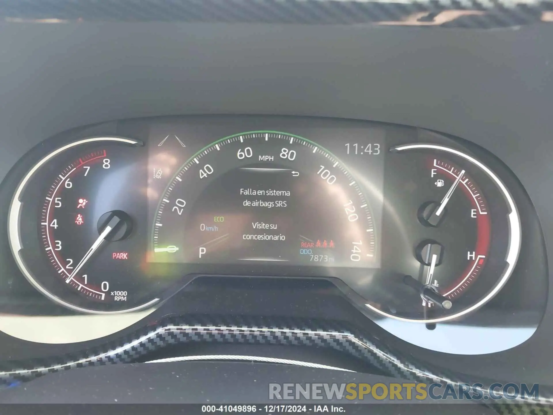 7 fotografías del automóvil dañado 2T3H1RFV6RW344500 TOYOTA RAV4 2024