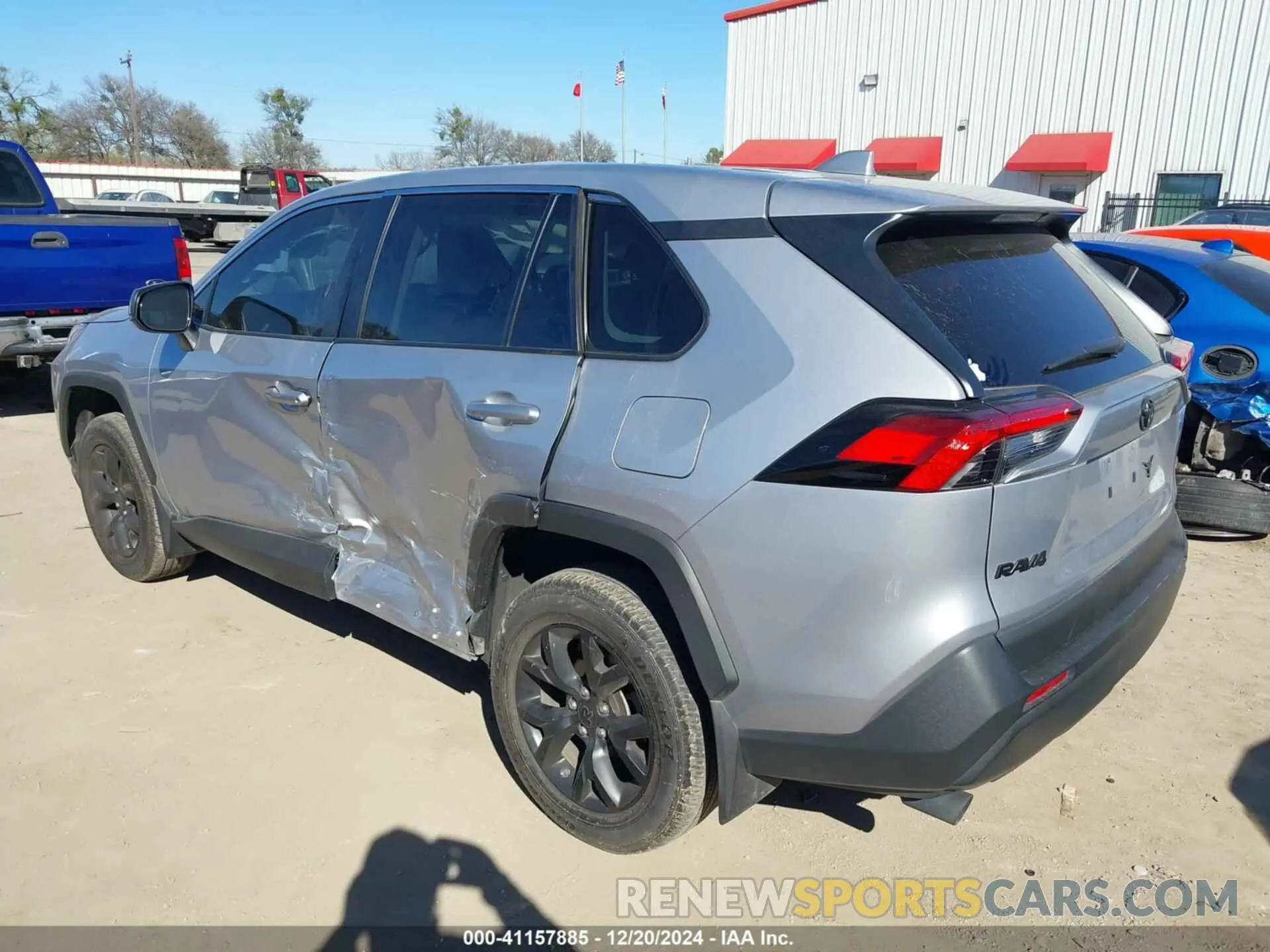 3 fotografías del automóvil dañado 2T3H1RFV7RC265208 TOYOTA RAV4 2024