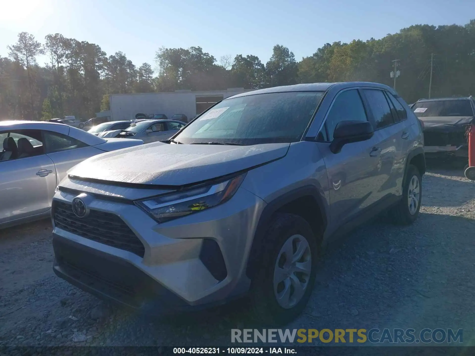 2 fotografías del automóvil dañado 2T3H1RFV7RW326555 TOYOTA RAV4 2024