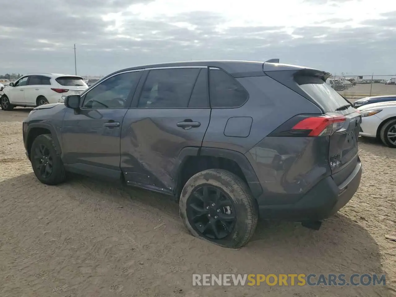 2 fotografías del automóvil dañado 2T3H1RFV7RW346336 TOYOTA RAV4 2024