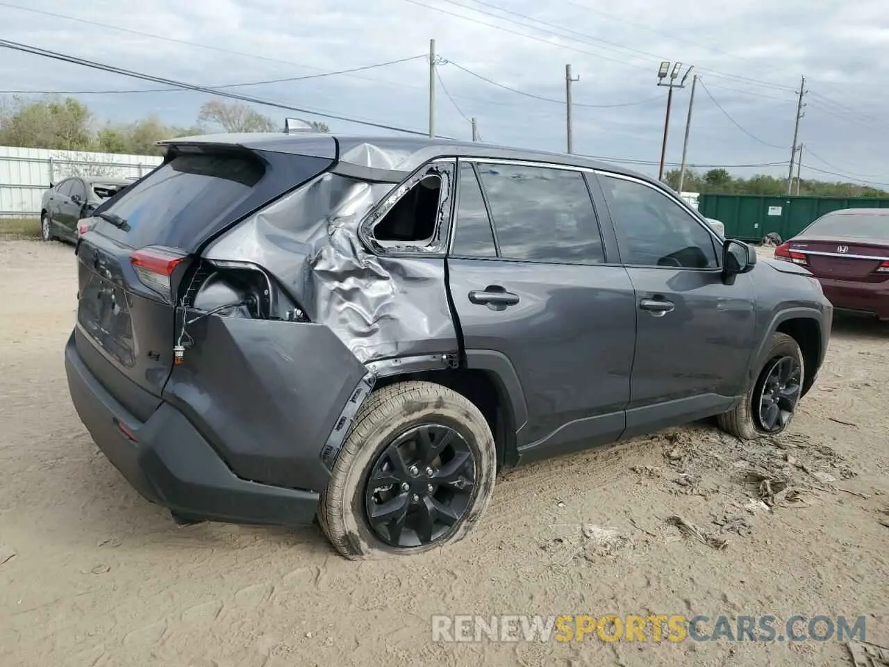 3 fotografías del automóvil dañado 2T3H1RFV7RW346336 TOYOTA RAV4 2024
