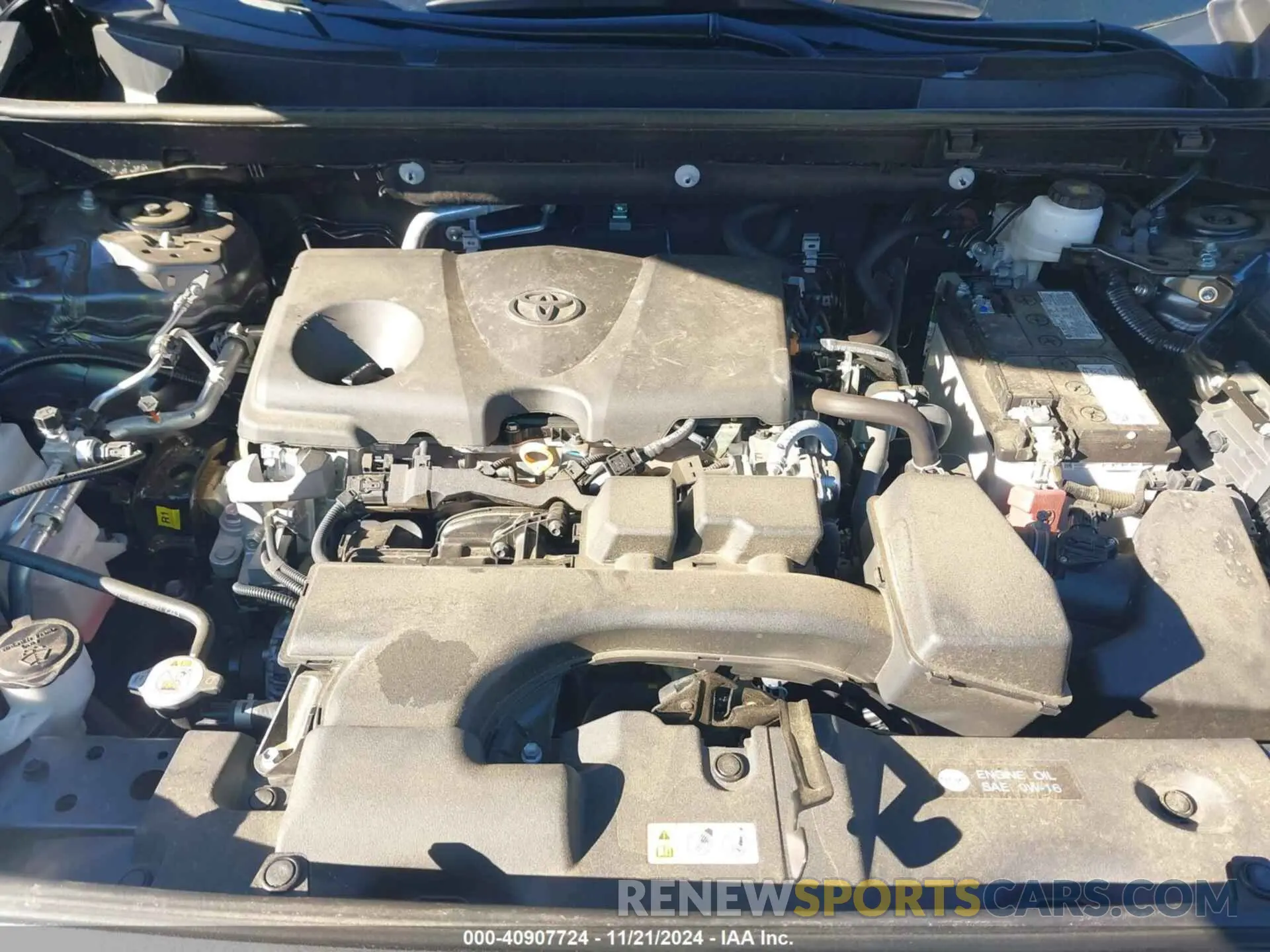 10 fotografías del automóvil dañado 2T3K1RFV4RC262627 TOYOTA RAV4 2024