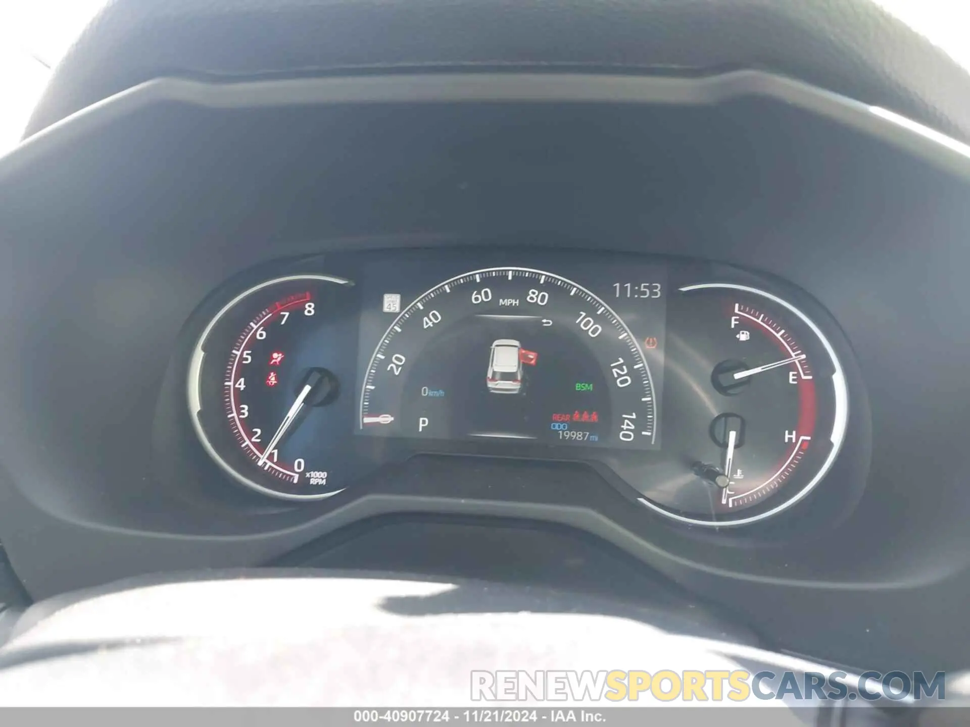 7 fotografías del automóvil dañado 2T3K1RFV4RC262627 TOYOTA RAV4 2024