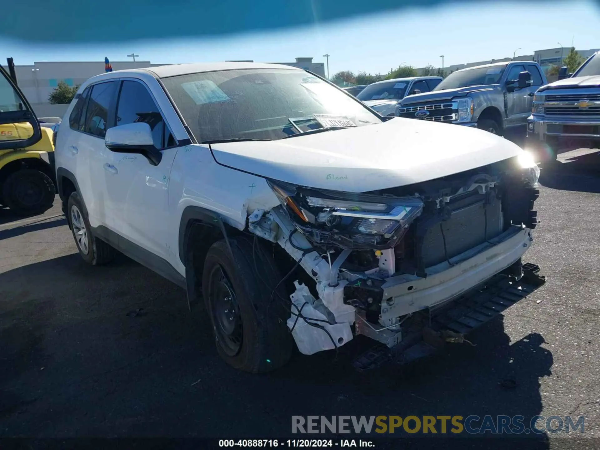 1 fotografías del automóvil dañado 2T3K1RFV4RW309055 TOYOTA RAV4 2024