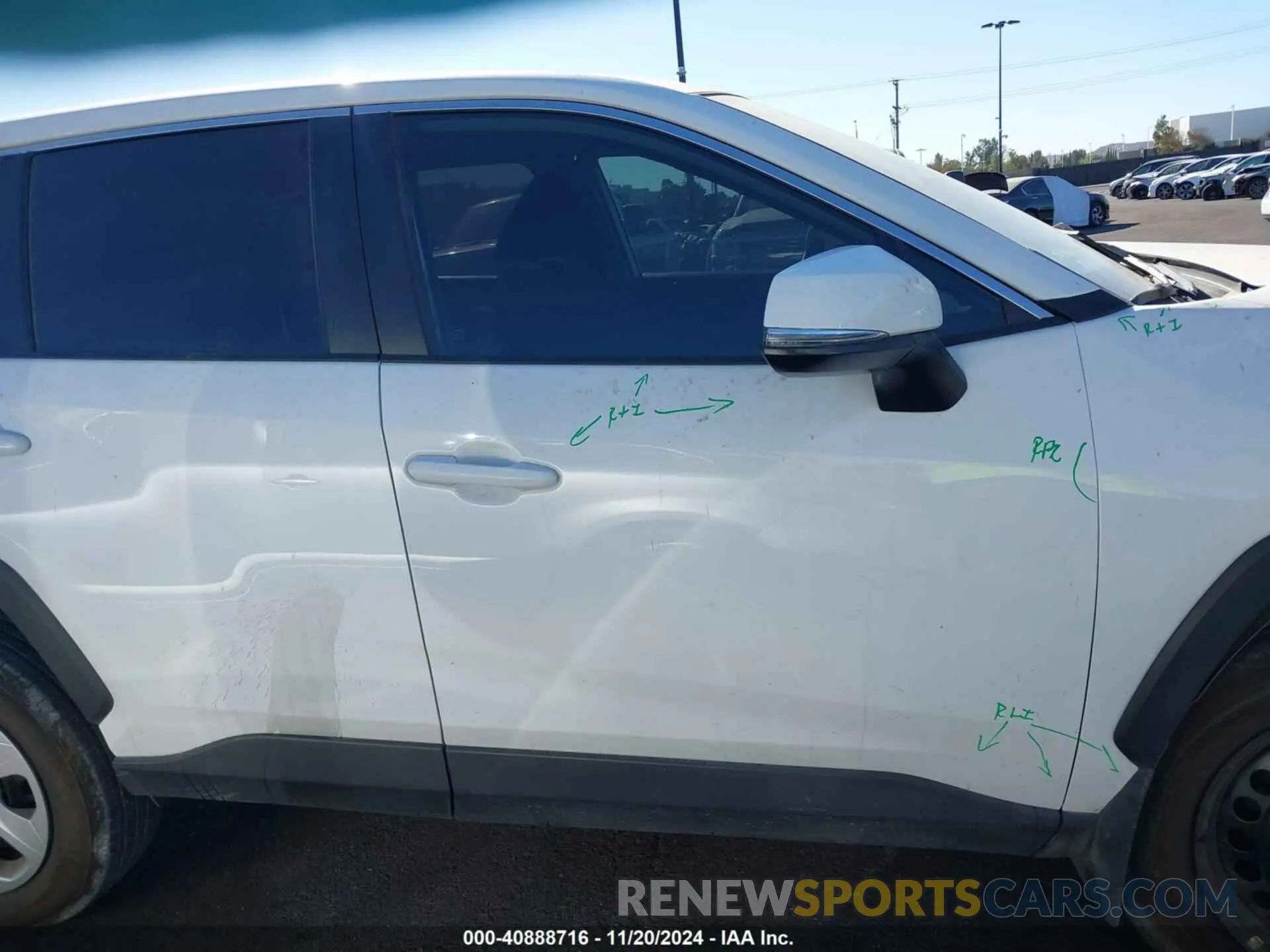 14 fotografías del automóvil dañado 2T3K1RFV4RW309055 TOYOTA RAV4 2024