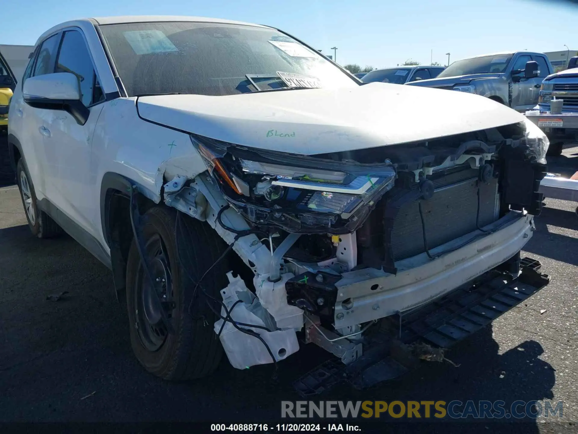 6 fotografías del automóvil dañado 2T3K1RFV4RW309055 TOYOTA RAV4 2024