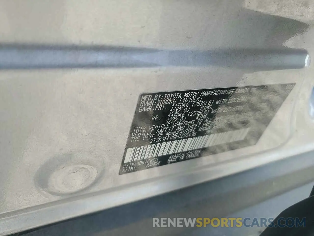 13 fotografías del automóvil dañado 2T3K1RFV6RC255436 TOYOTA RAV4 2024
