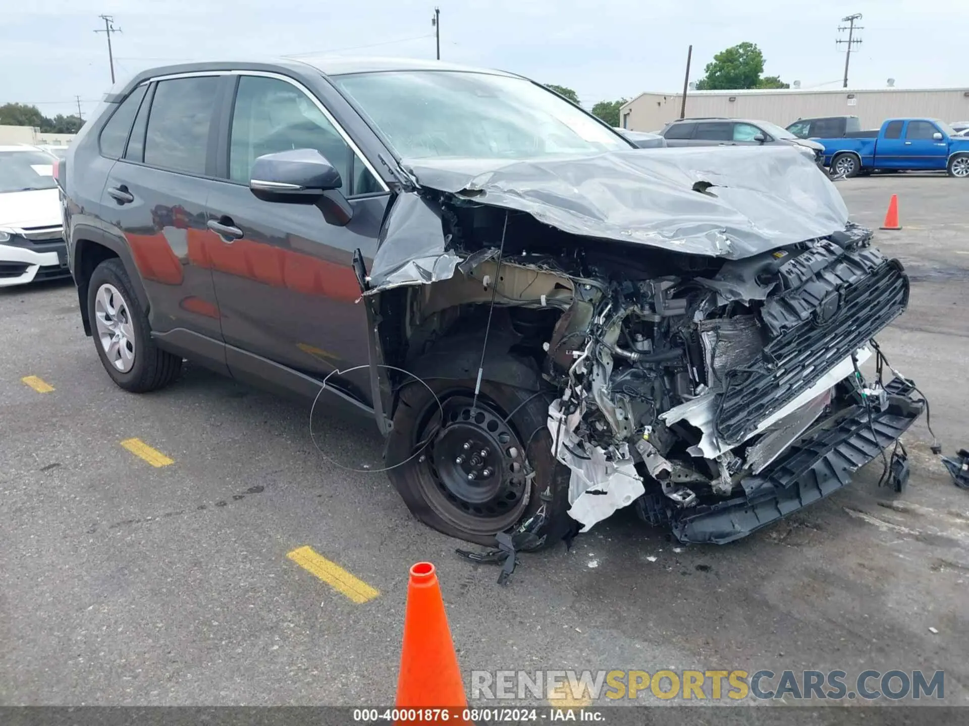 1 fotografías del automóvil dañado 2T3K1RFV7RW318395 TOYOTA RAV4 2024