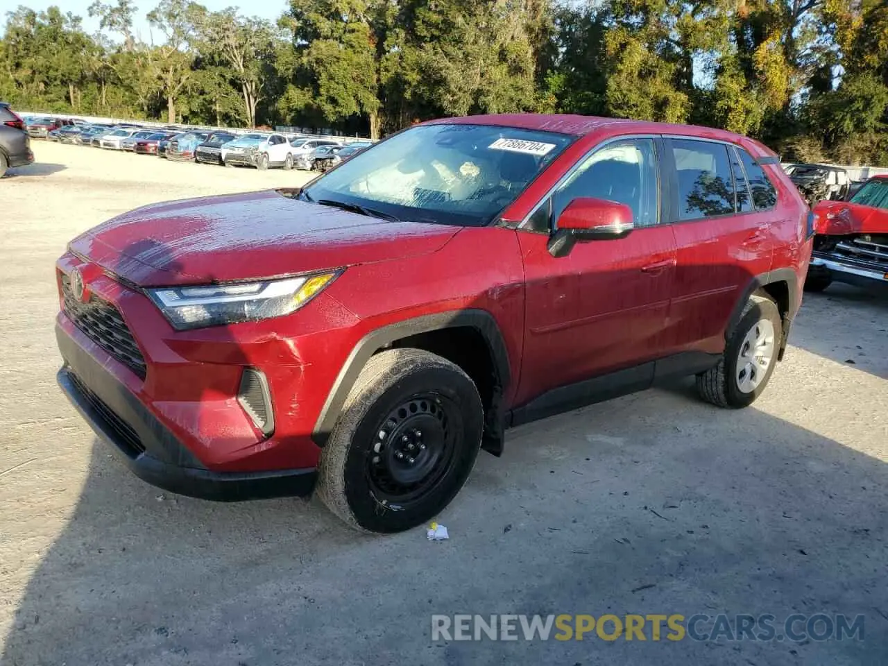 1 fotografías del automóvil dañado 2T3K1RFV7RW347427 TOYOTA RAV4 2024