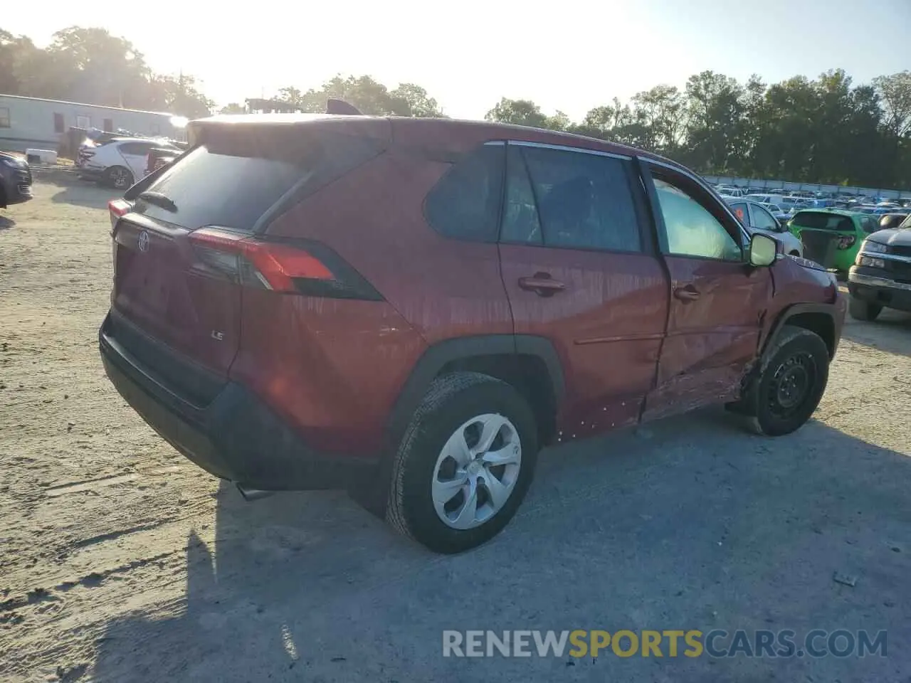3 fotografías del automóvil dañado 2T3K1RFV7RW347427 TOYOTA RAV4 2024