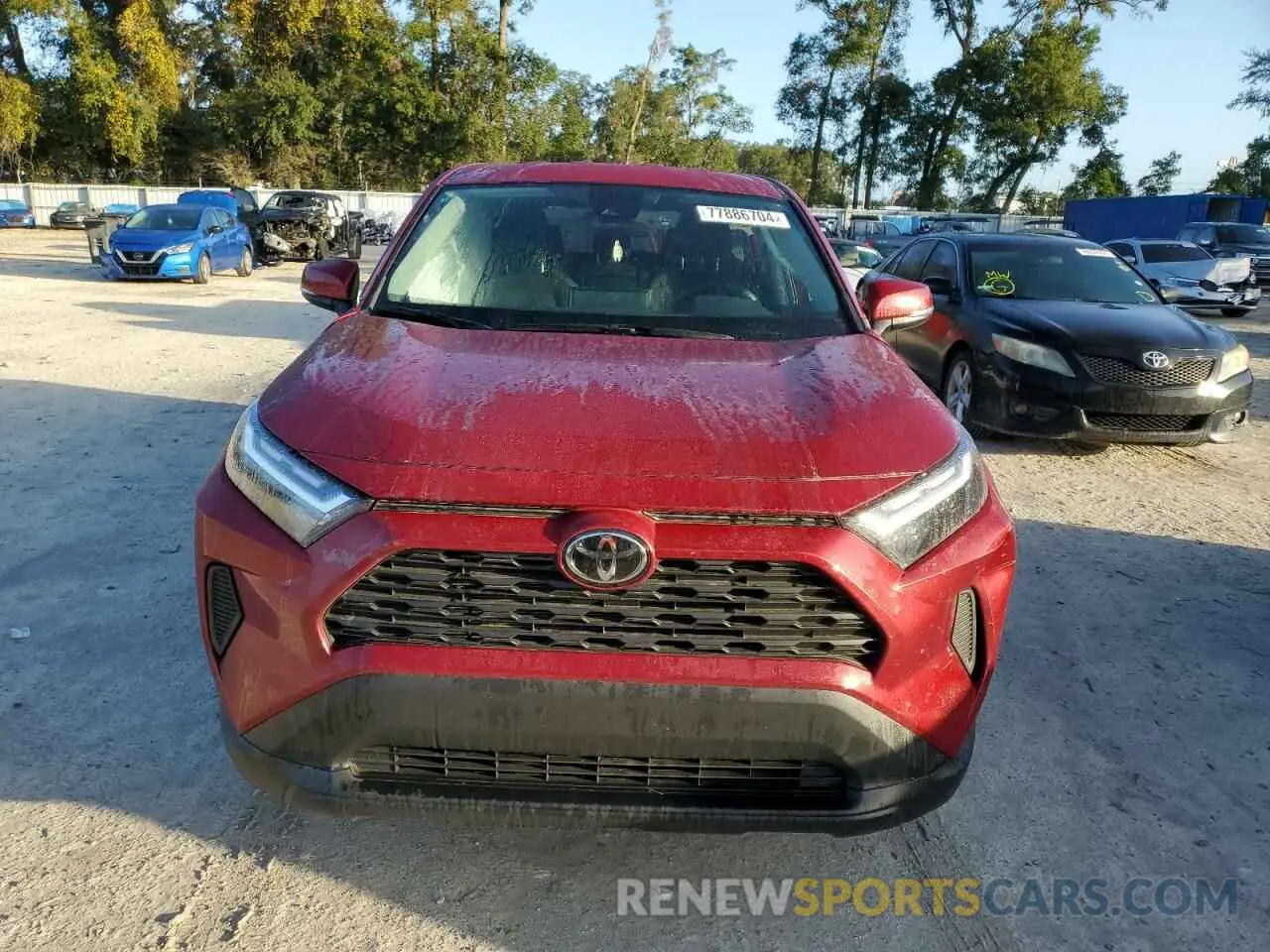 5 fotografías del automóvil dañado 2T3K1RFV7RW347427 TOYOTA RAV4 2024