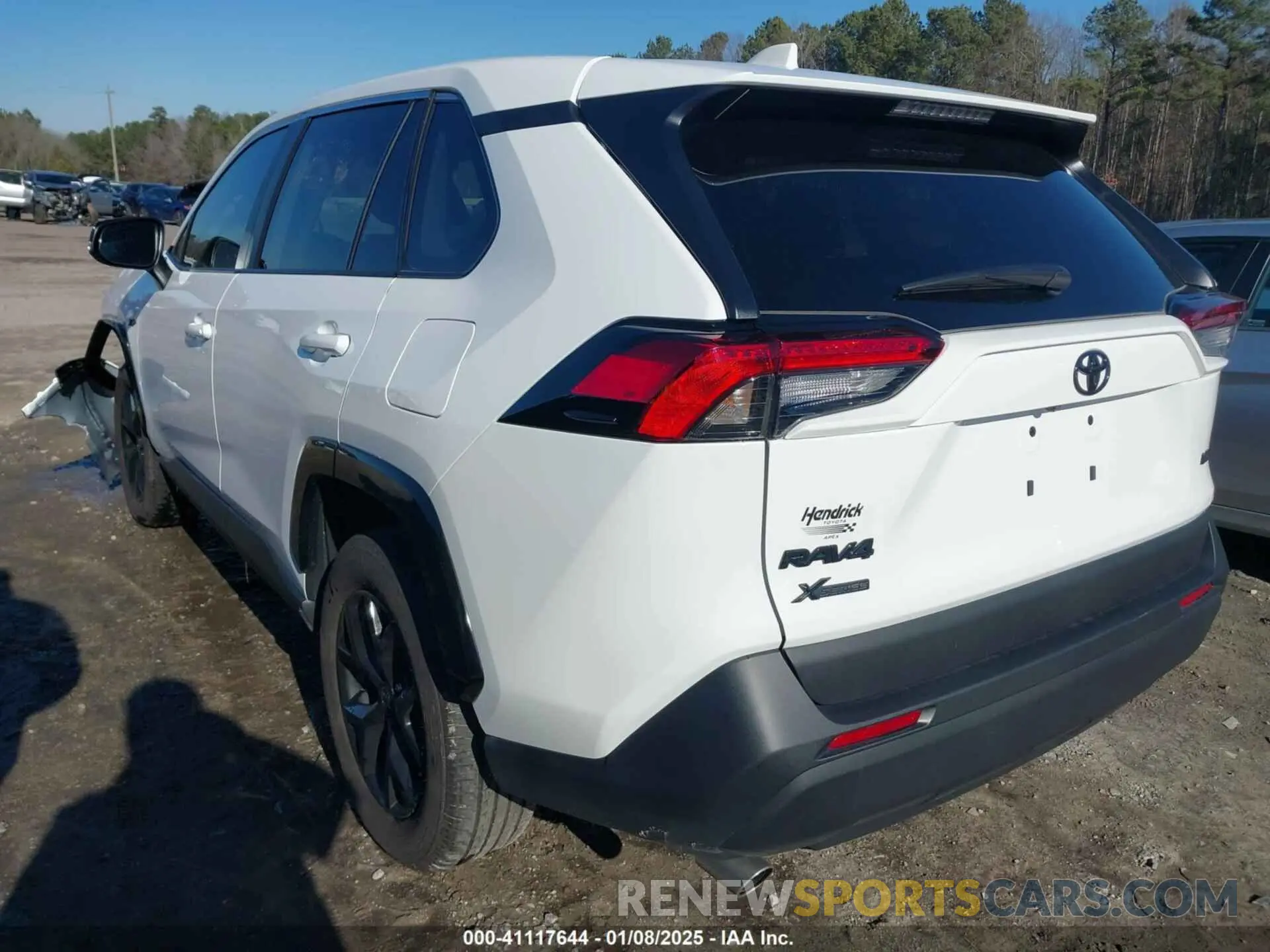 3 fotografías del automóvil dañado 2T3K1RFV8RC286302 TOYOTA RAV4 2024