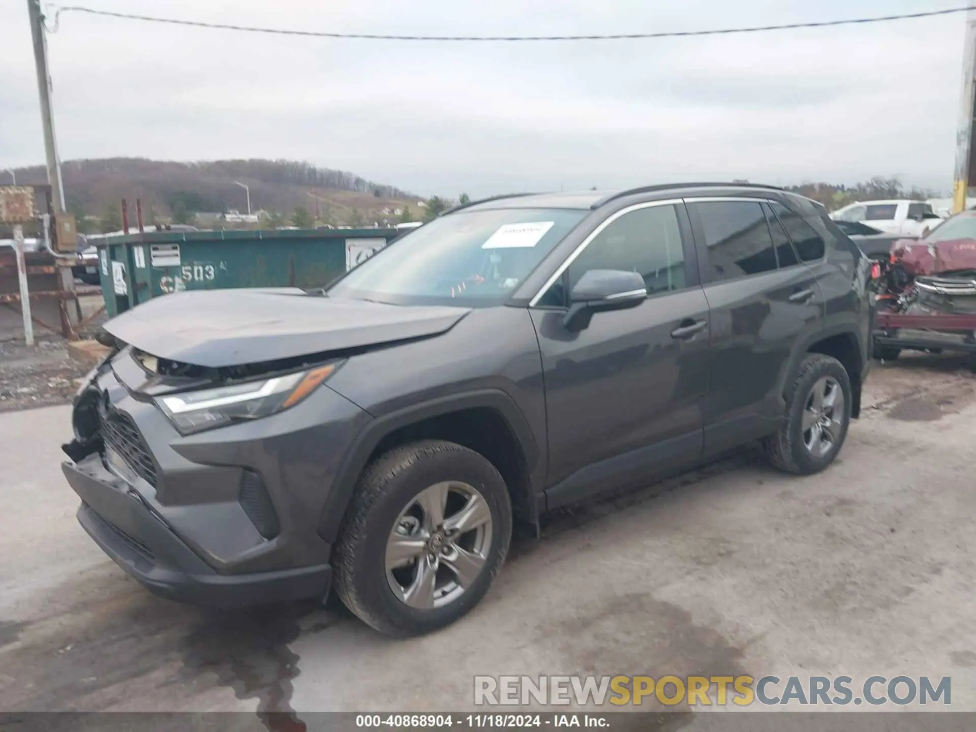 2 fotografías del automóvil dañado 2T3P1RFV0RC431113 TOYOTA RAV4 2024
