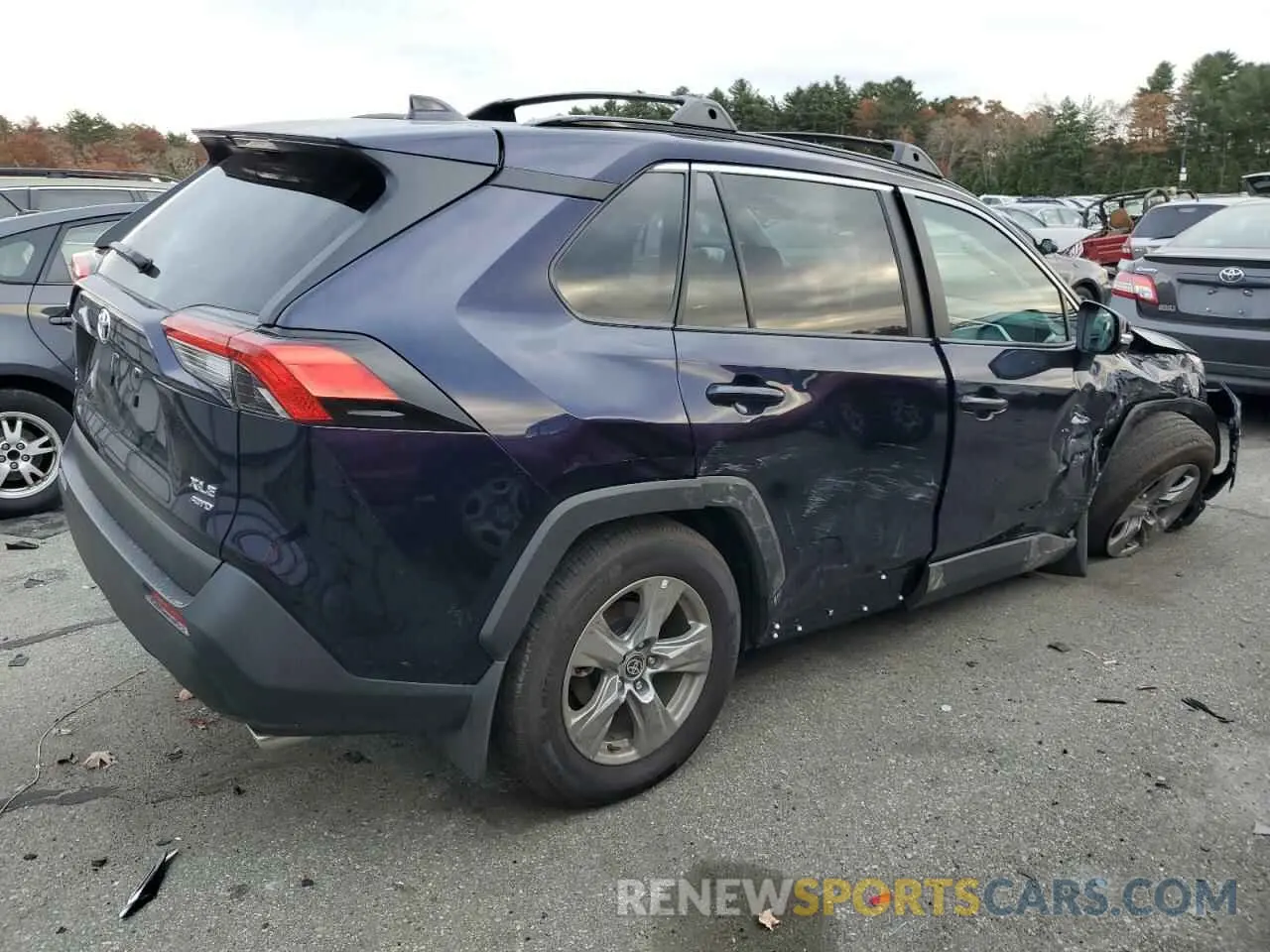 3 fotografías del automóvil dañado 2T3P1RFV0RW456172 TOYOTA RAV4 2024