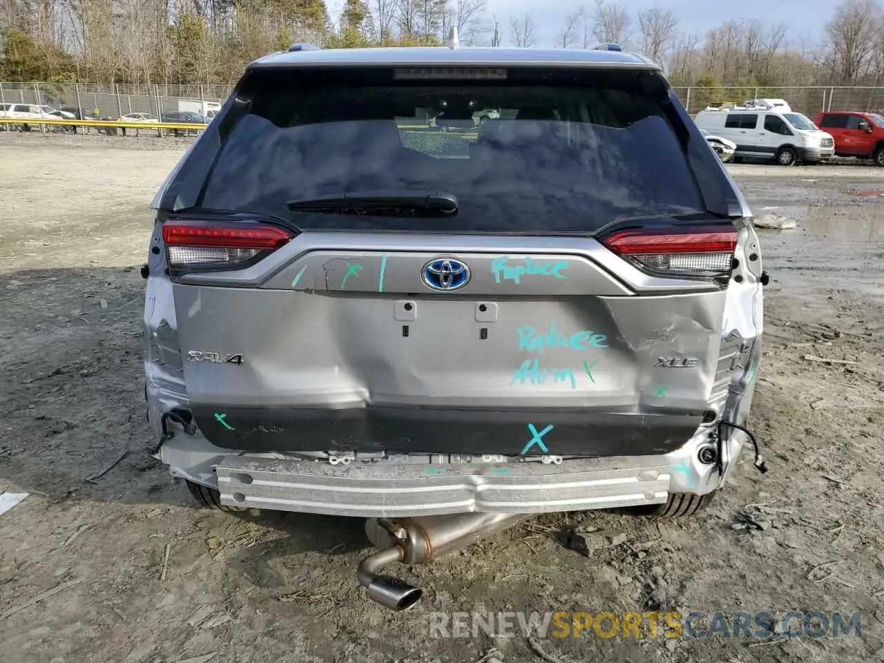 6 fotografías del automóvil dañado 2T3RWRFV7RW240216 TOYOTA RAV4 2024