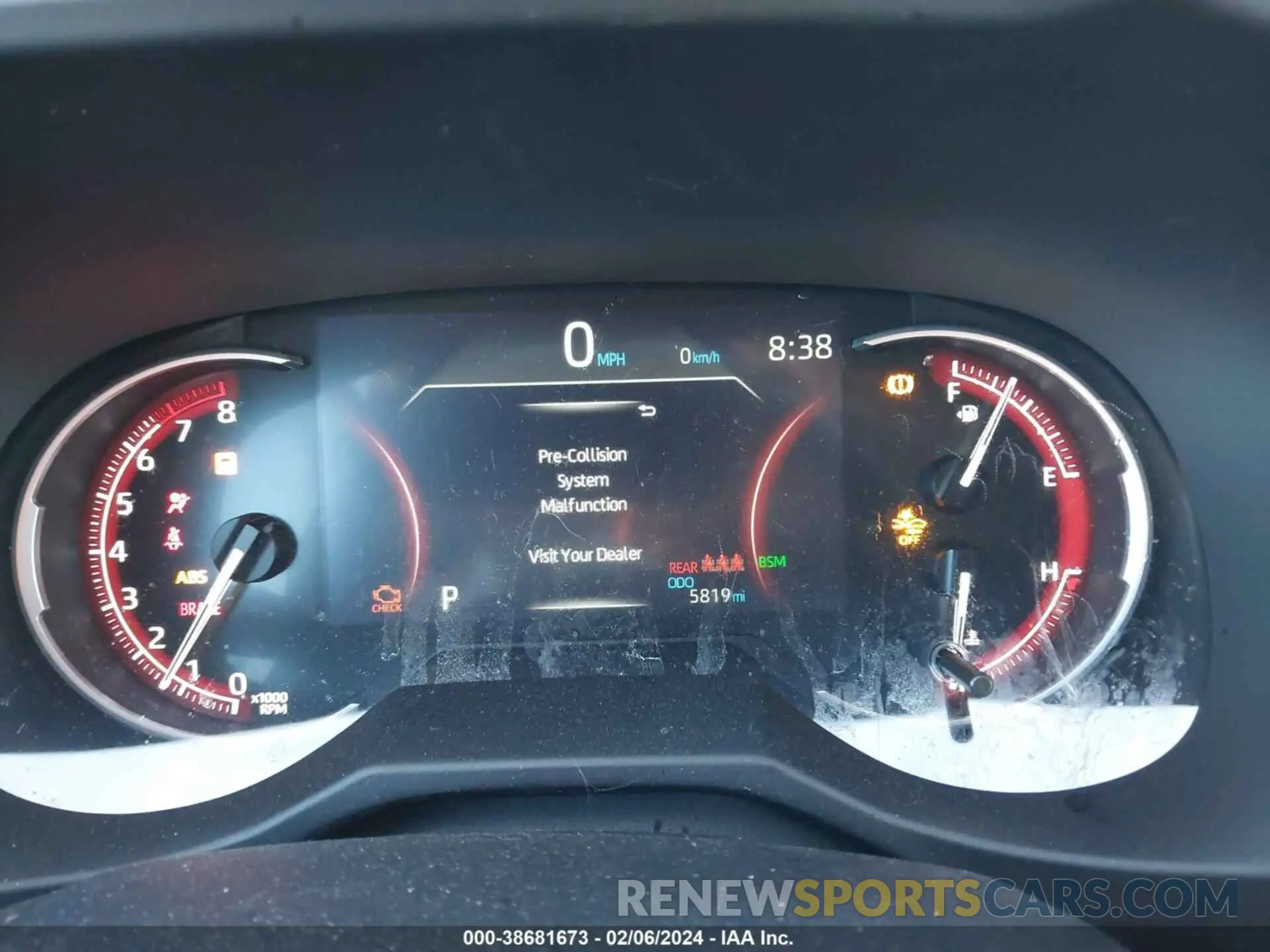 7 fotografías del automóvil dañado 2T3W1RFV0RC257829 TOYOTA RAV4 2024