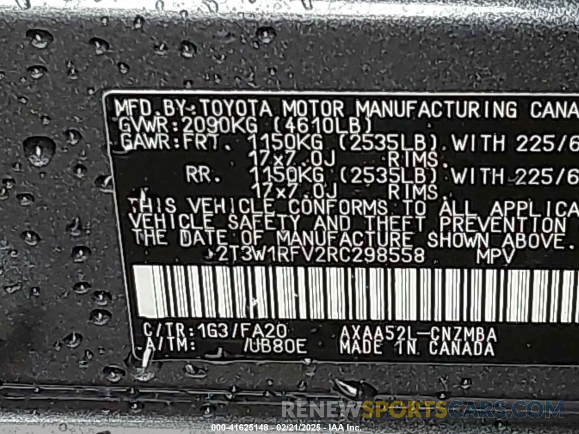 9 fotografías del automóvil dañado 2T3W1RFV2RC298558 TOYOTA RAV4 2024