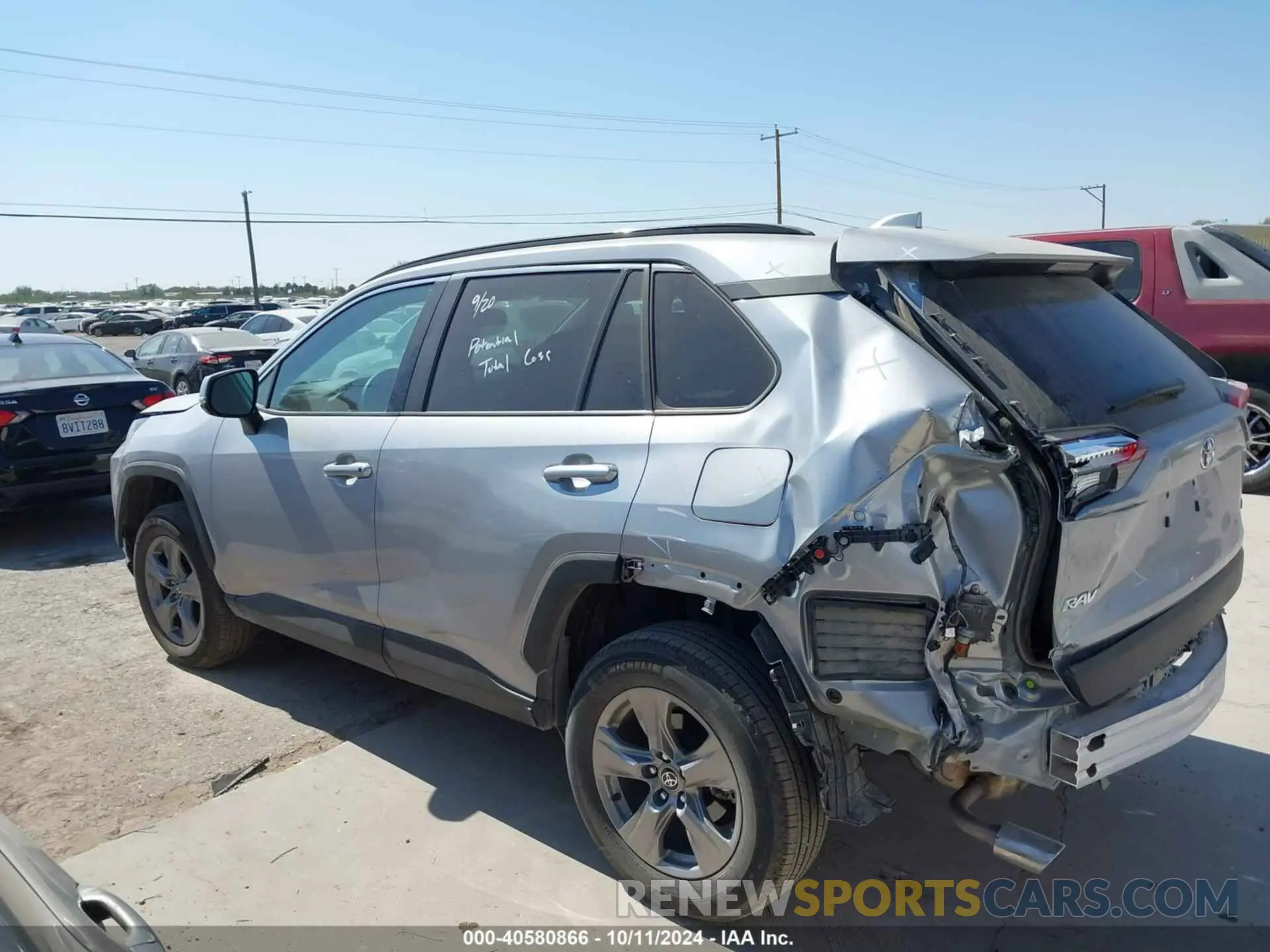 14 fotografías del automóvil dañado 2T3W1RFV2RW333517 TOYOTA RAV4 2024